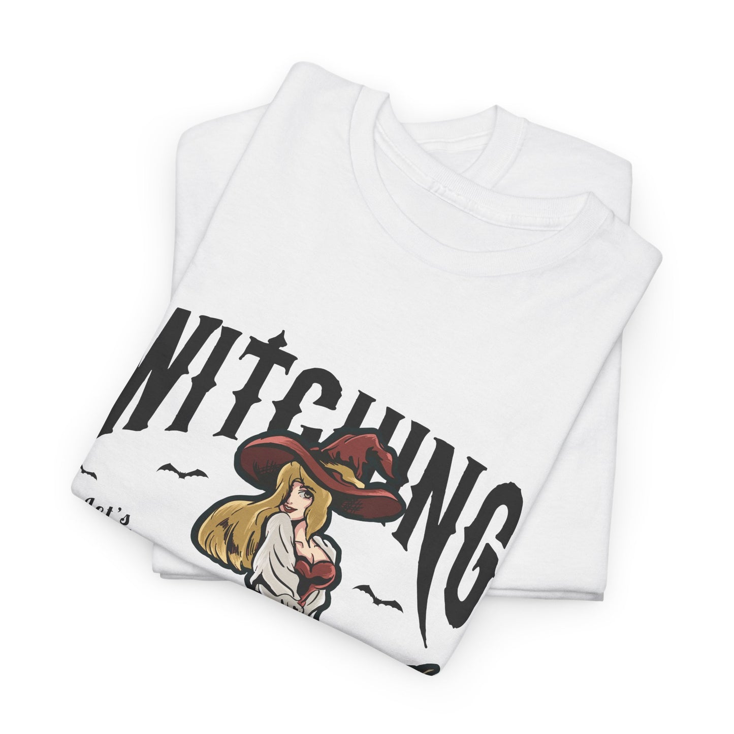 Witching Around Halloween Gildan T-Shirt | Witch Graphic Tee