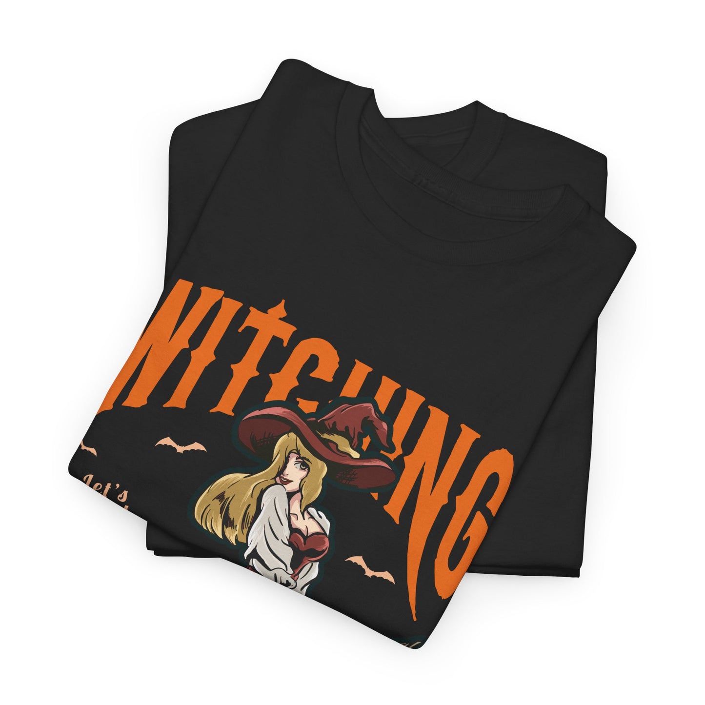 Witching Around Halloween Gildan T-Shirt | Witch Graphic Tee