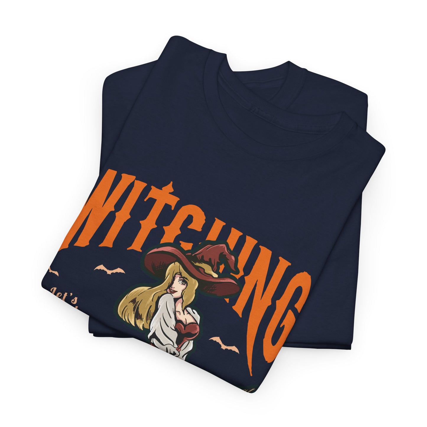 Witching Around Halloween Gildan T-Shirt | Witch Graphic Tee