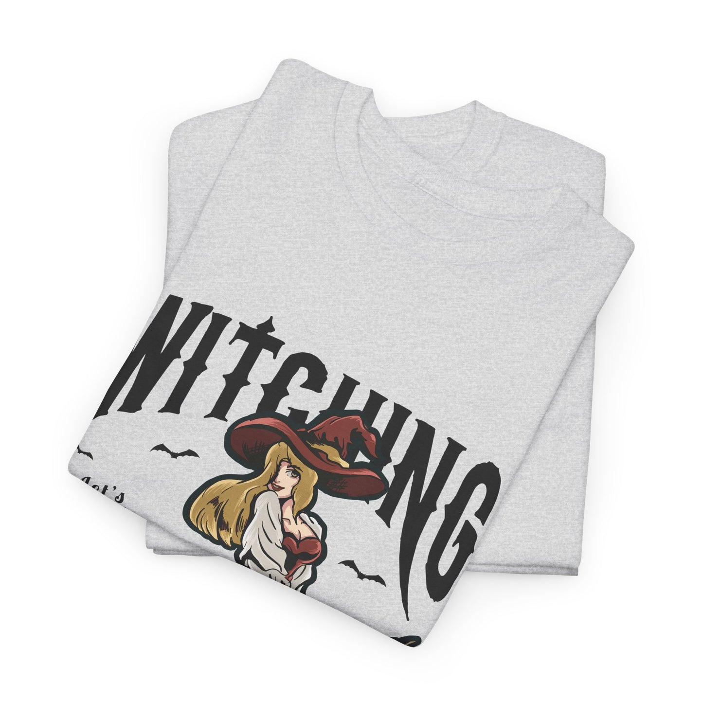 Witching Around Halloween Gildan T-Shirt | Witch Graphic Tee