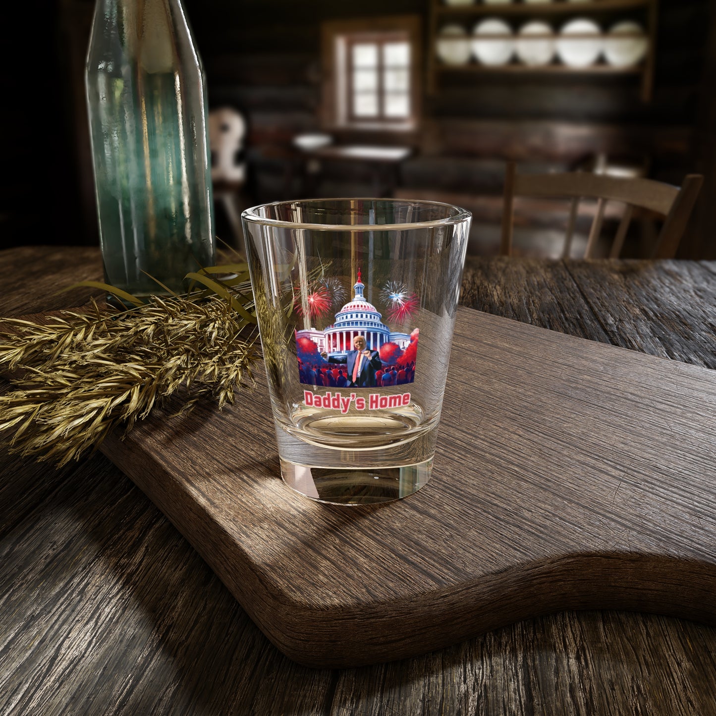 Trump 2024 "Daddy's Home" White House Shot Glass 1.5oz – Limited Edition Collectible