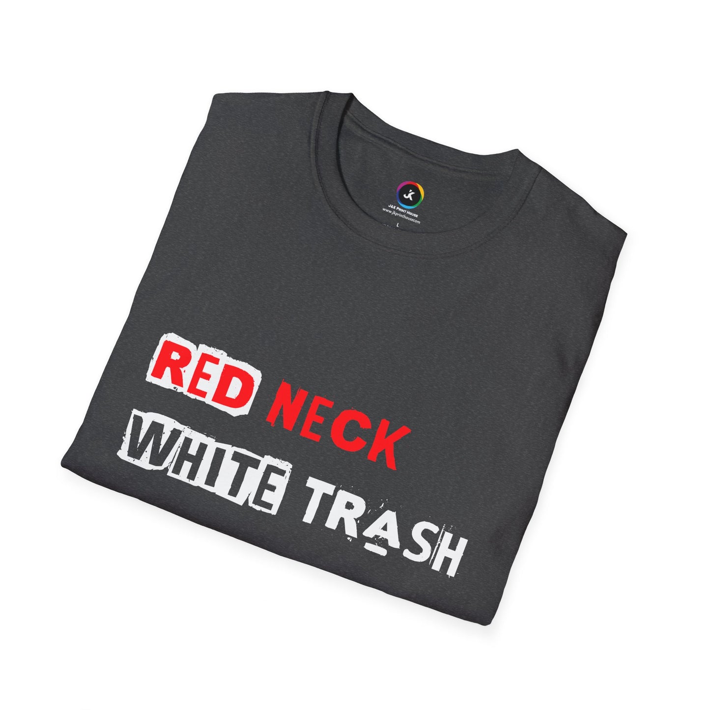 Red Neck White Trash Blue Collar - Premium Softstyle T-Shirt