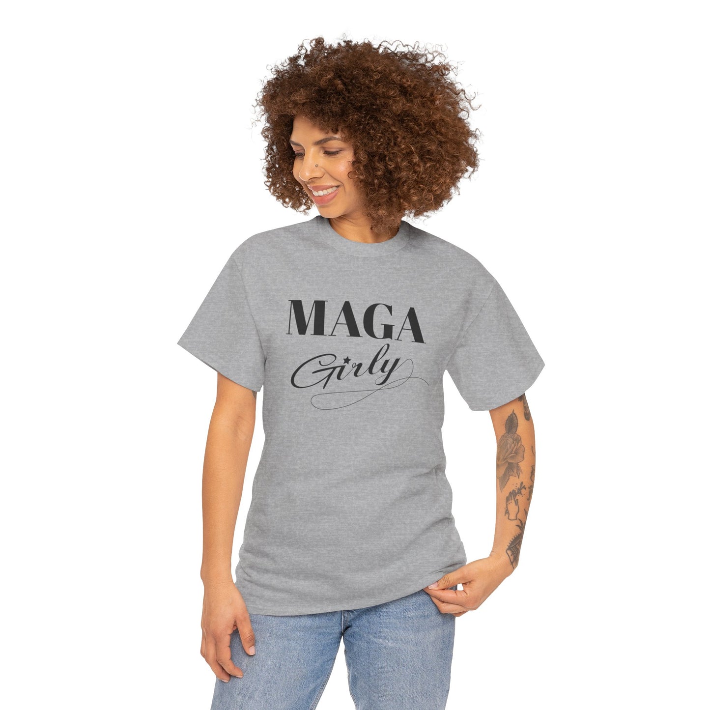 MAGA Girly Pro Trump Gildan T-shirt | Make America Great Again