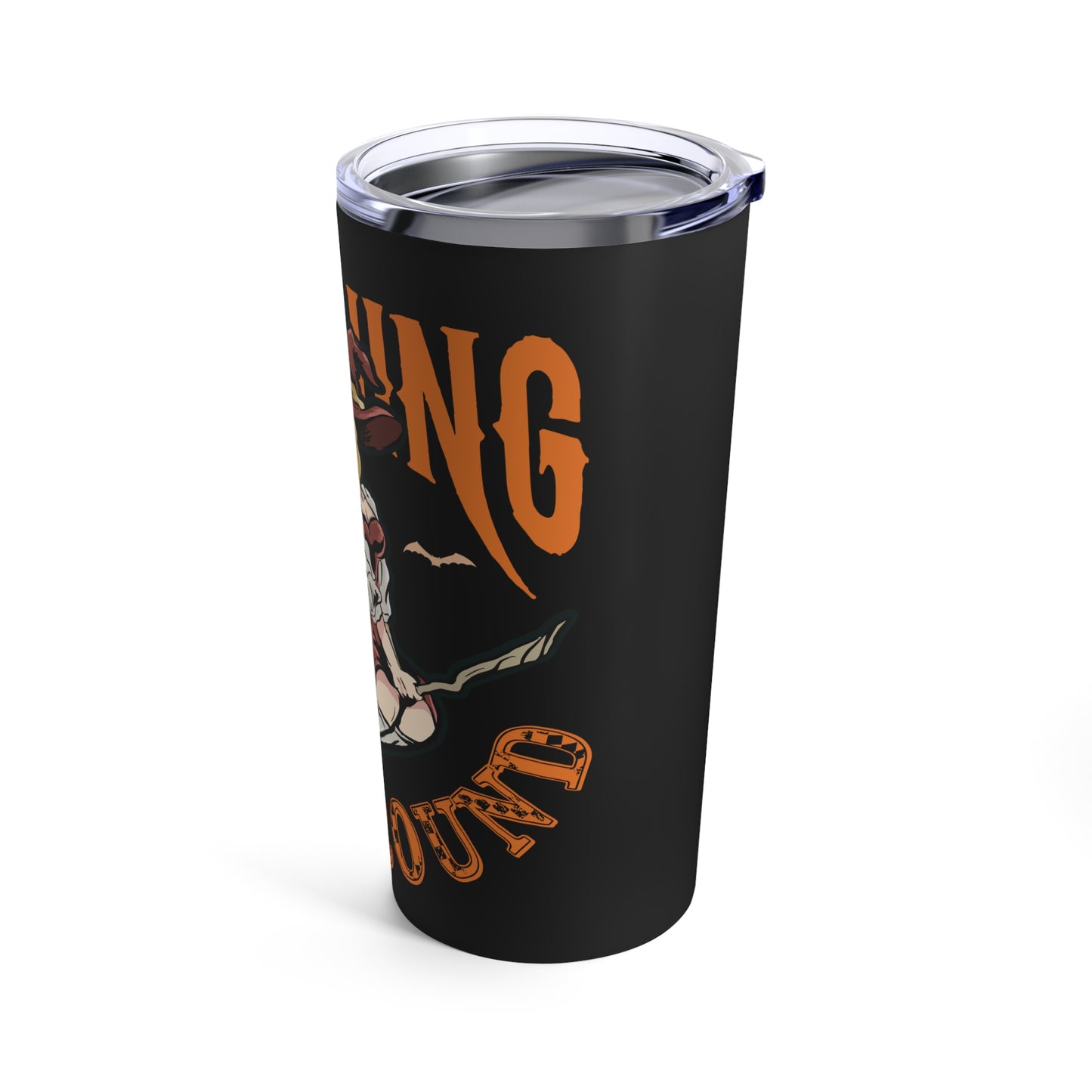 Witching A'Round 20oz Black Tumbler | Halloween Witch Design