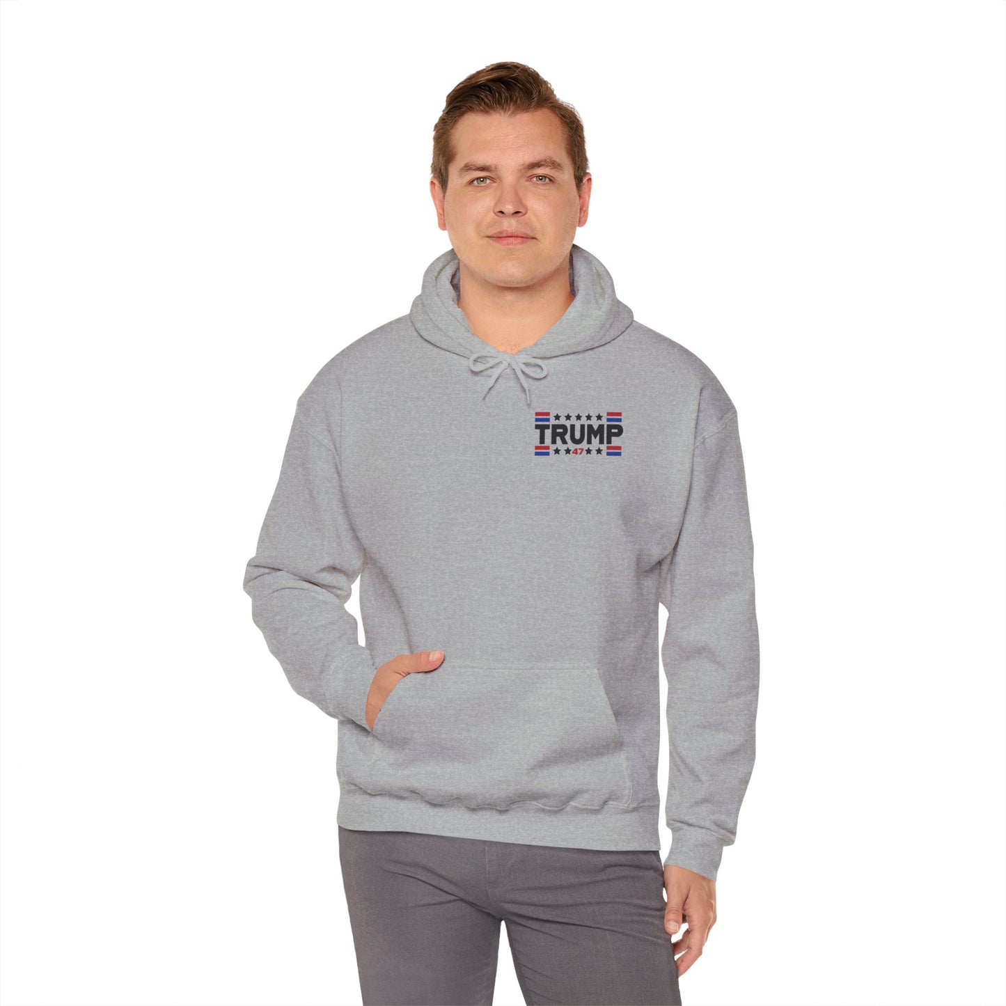 Trump 47 "You Missed B*tches" Double-Sided Gildan Hoodie