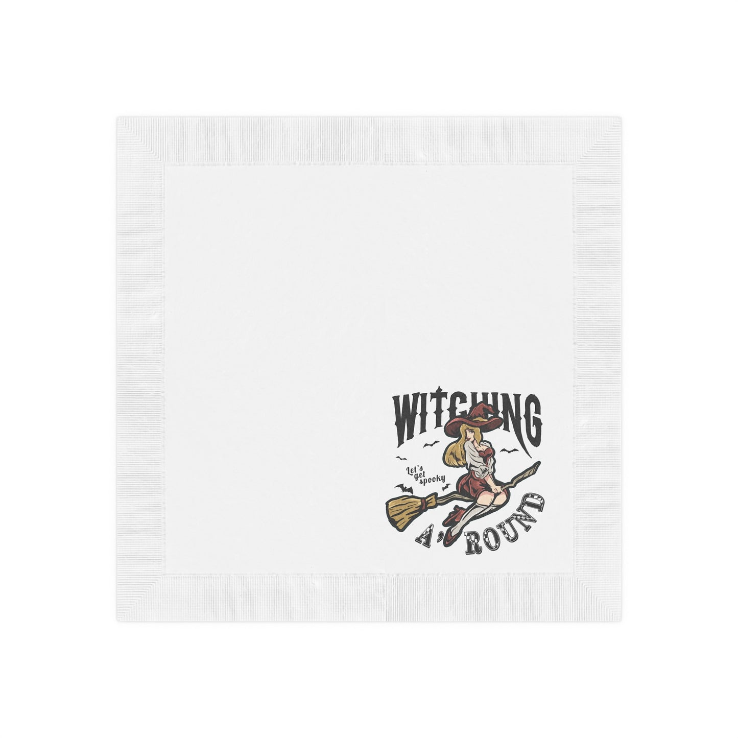 Witching A'Round Halloween Coined Napkins (50pc, 100pc)