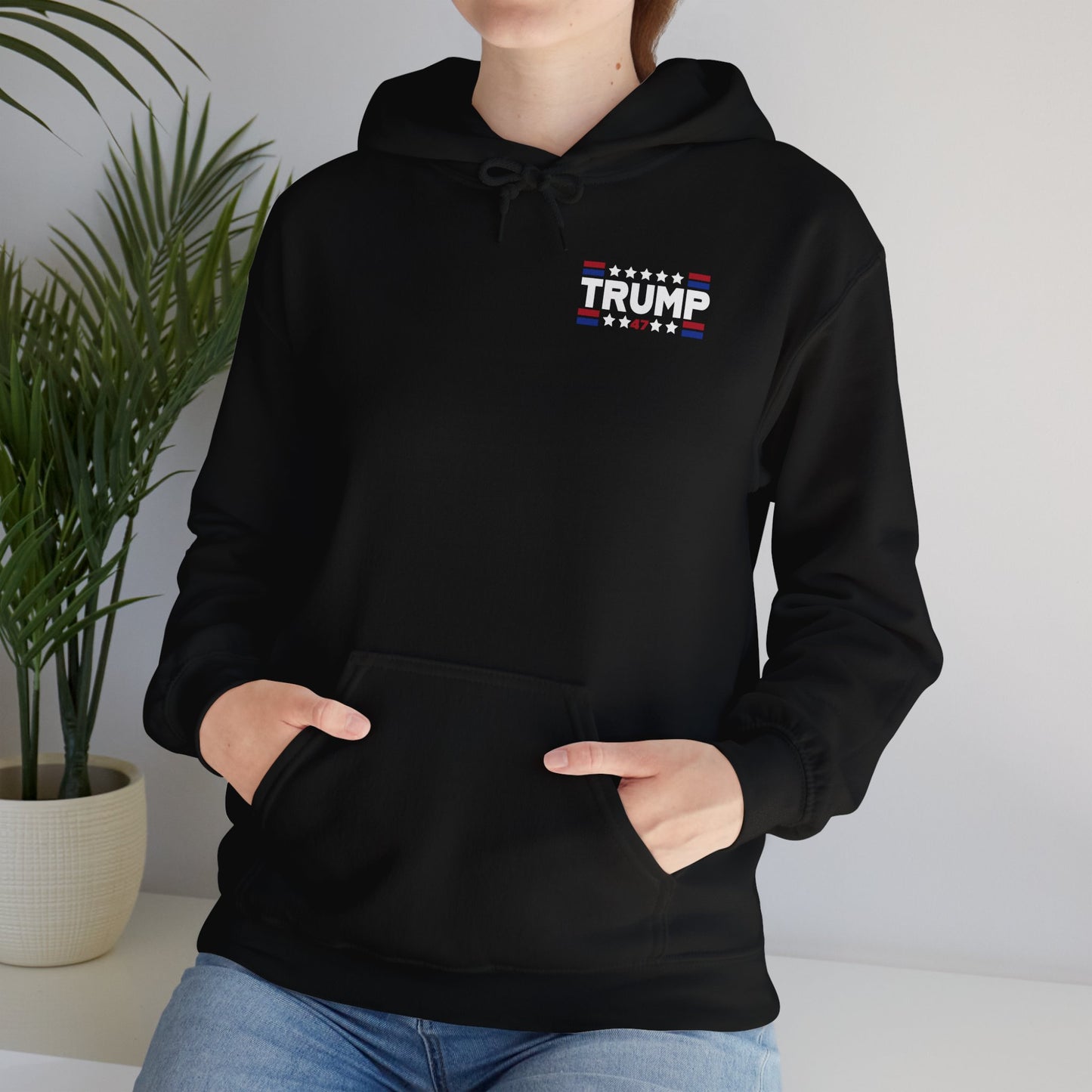Trump 47 "You Missed B*tches" Double-Sided Gildan Hoodie