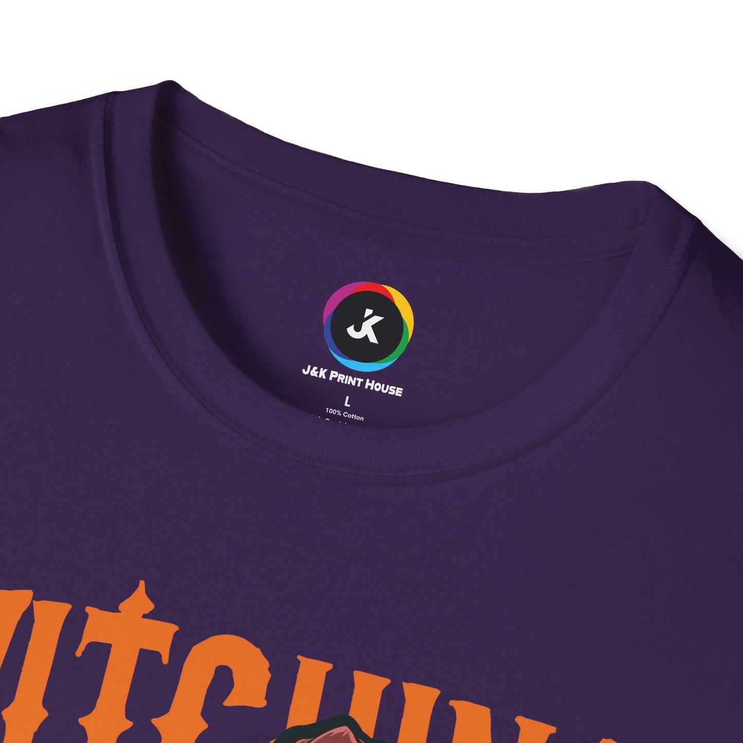 Witching Around Halloween Gildan Softstyle T-shirt | Witch Graphic Tee