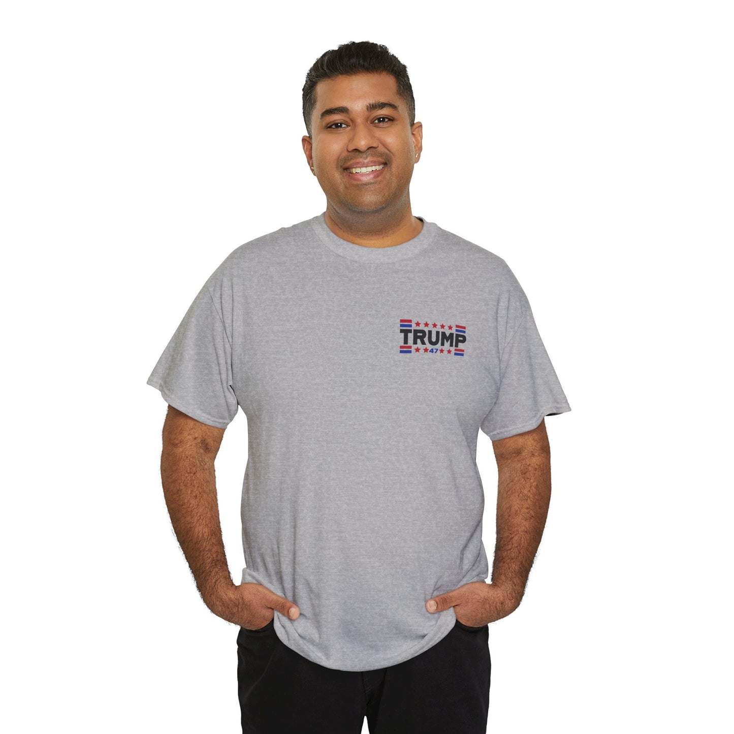 Trump 47 "You Missed B*tches" Double Sided Light Gildan Shirt