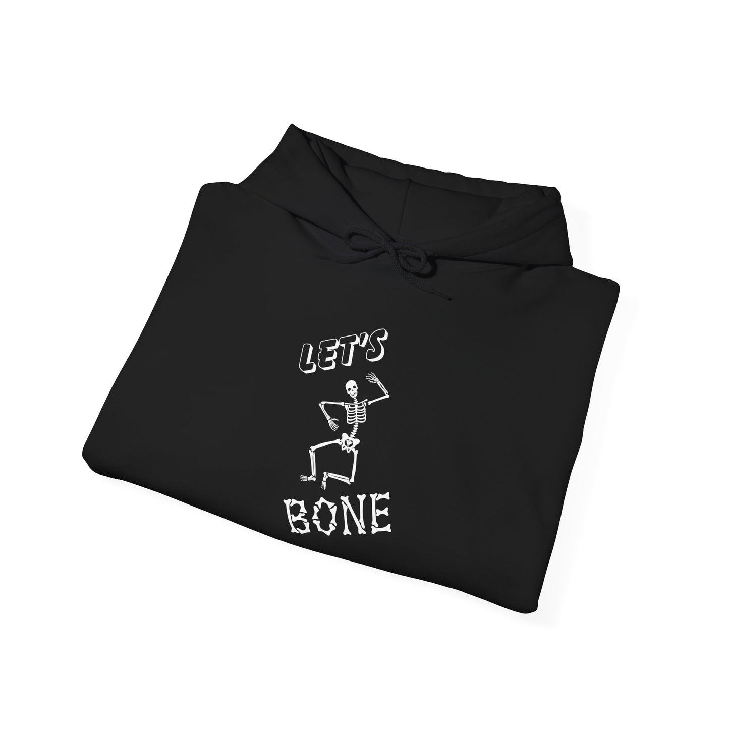 Let's Bone Skeleton Halloween Gildan Hoodie