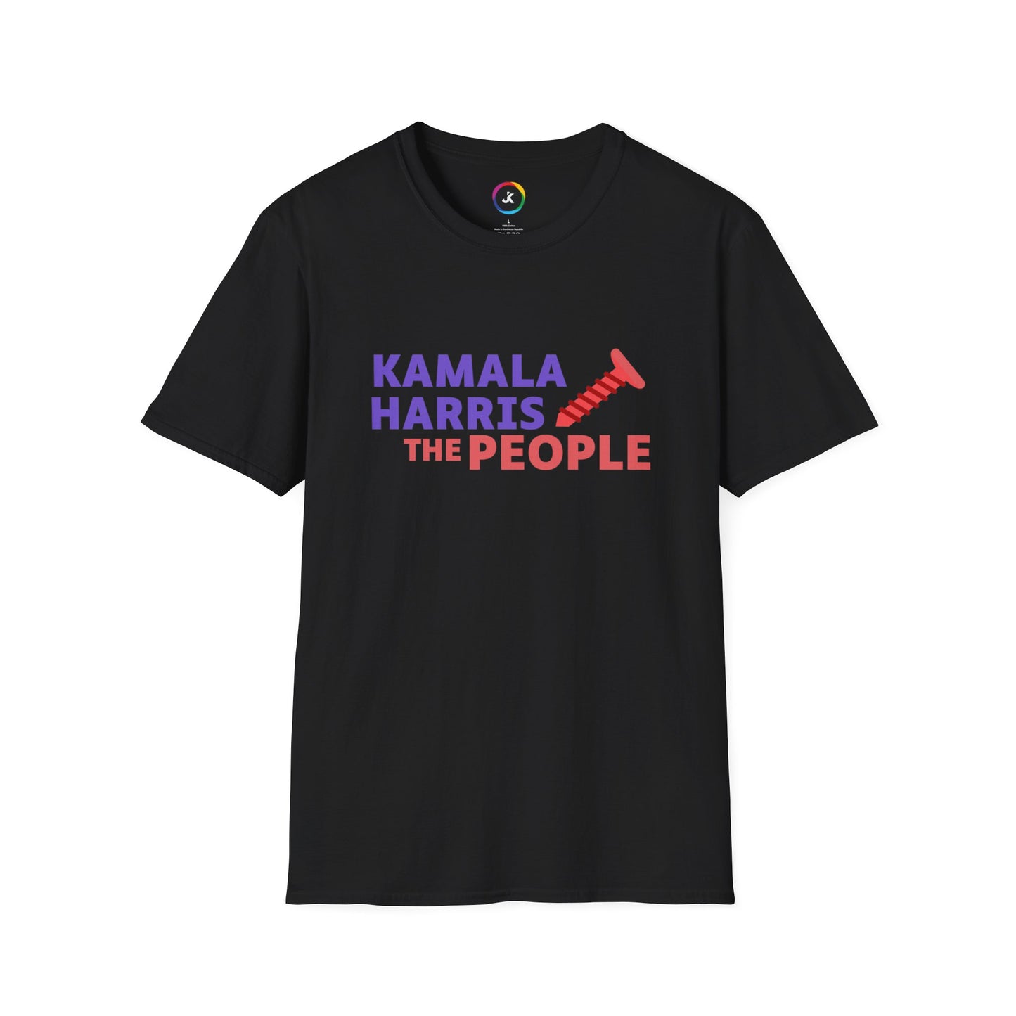 Kamala Harris 2024 “Screwing the People” Gildan Softstyle T-Shirt