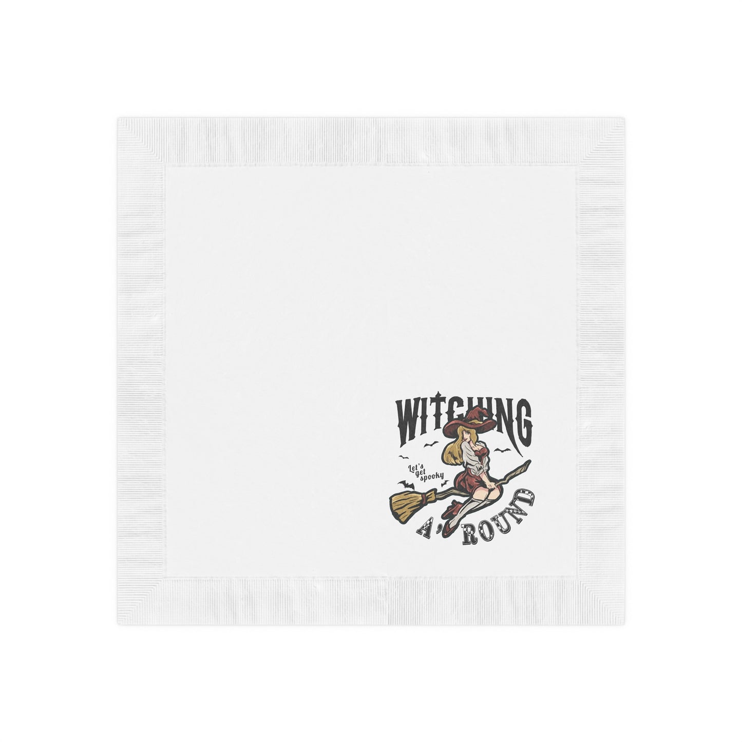 Witching A'Round Halloween Coined Napkins (50pc, 100pc)