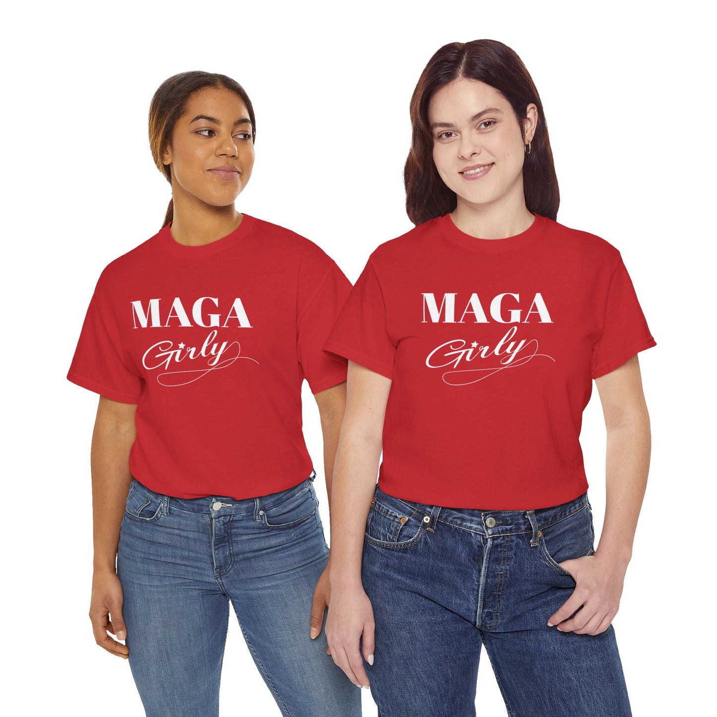 MAGA Girly Pro Trump Gildan T-shirt | Make America Great Again