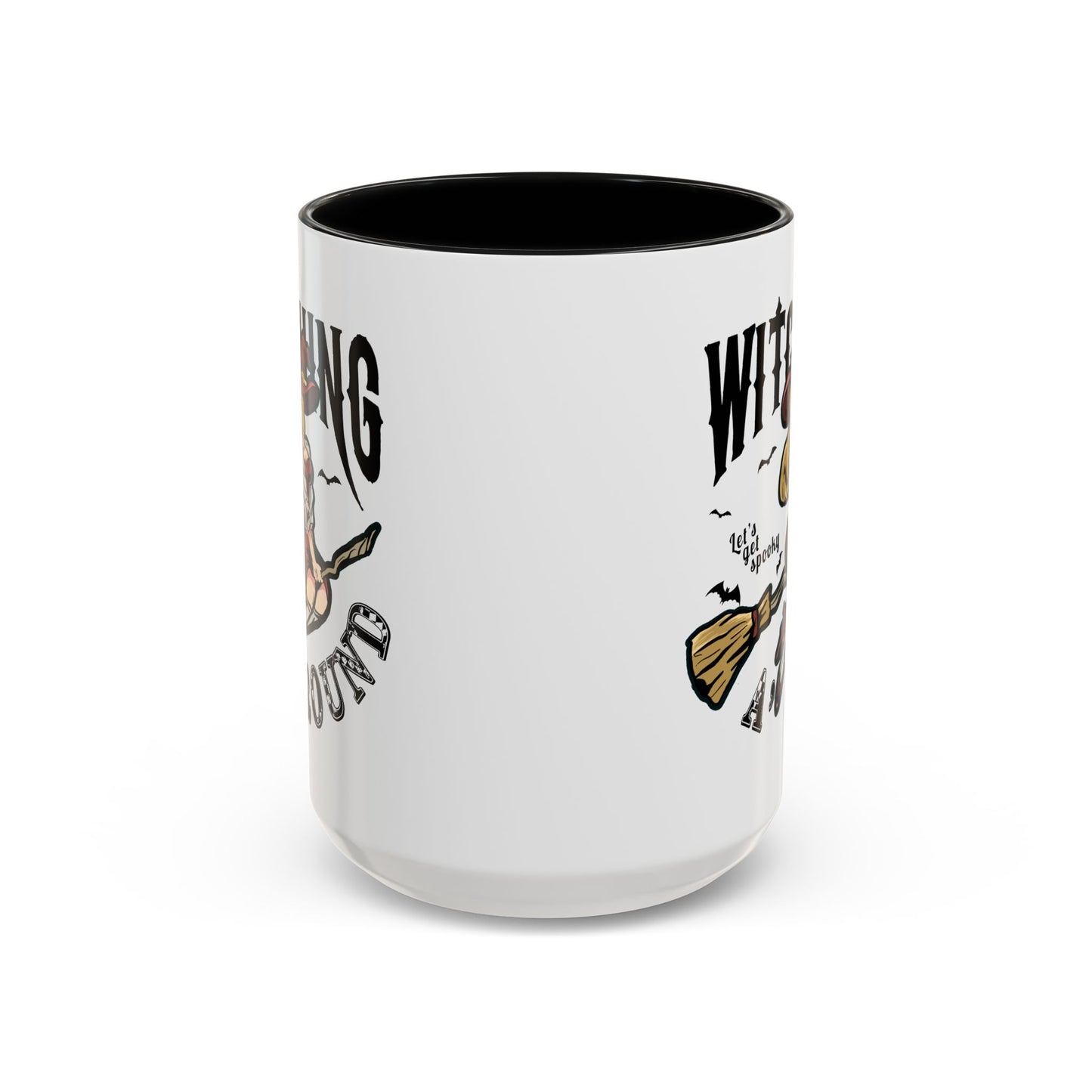 Witching A'Round Halloween Accent Mug | Witch Design Coffee Cup (11, 15oz)
