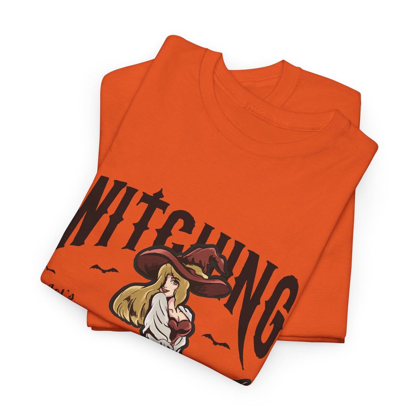 Witching Around Halloween Gildan T-Shirt | Witch Graphic Tee