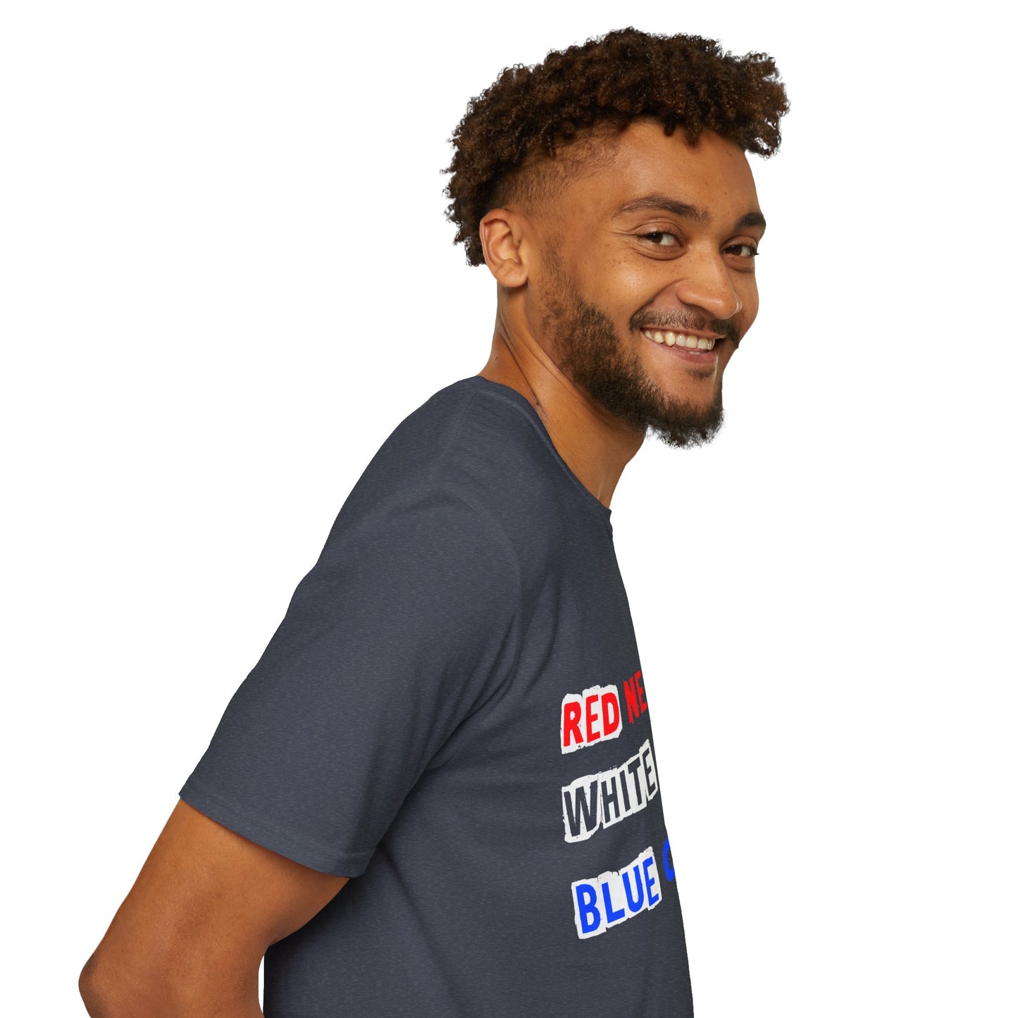 Red Neck White Trash Blue Collar - Premium Softstyle T-Shirt