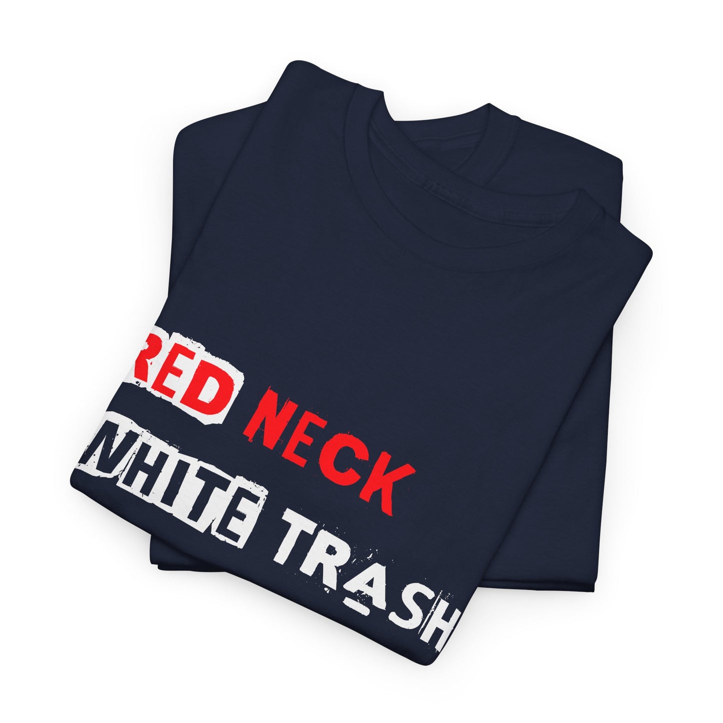 Red Neck White Trash Blue Collar - Premium Black T-Shirt
