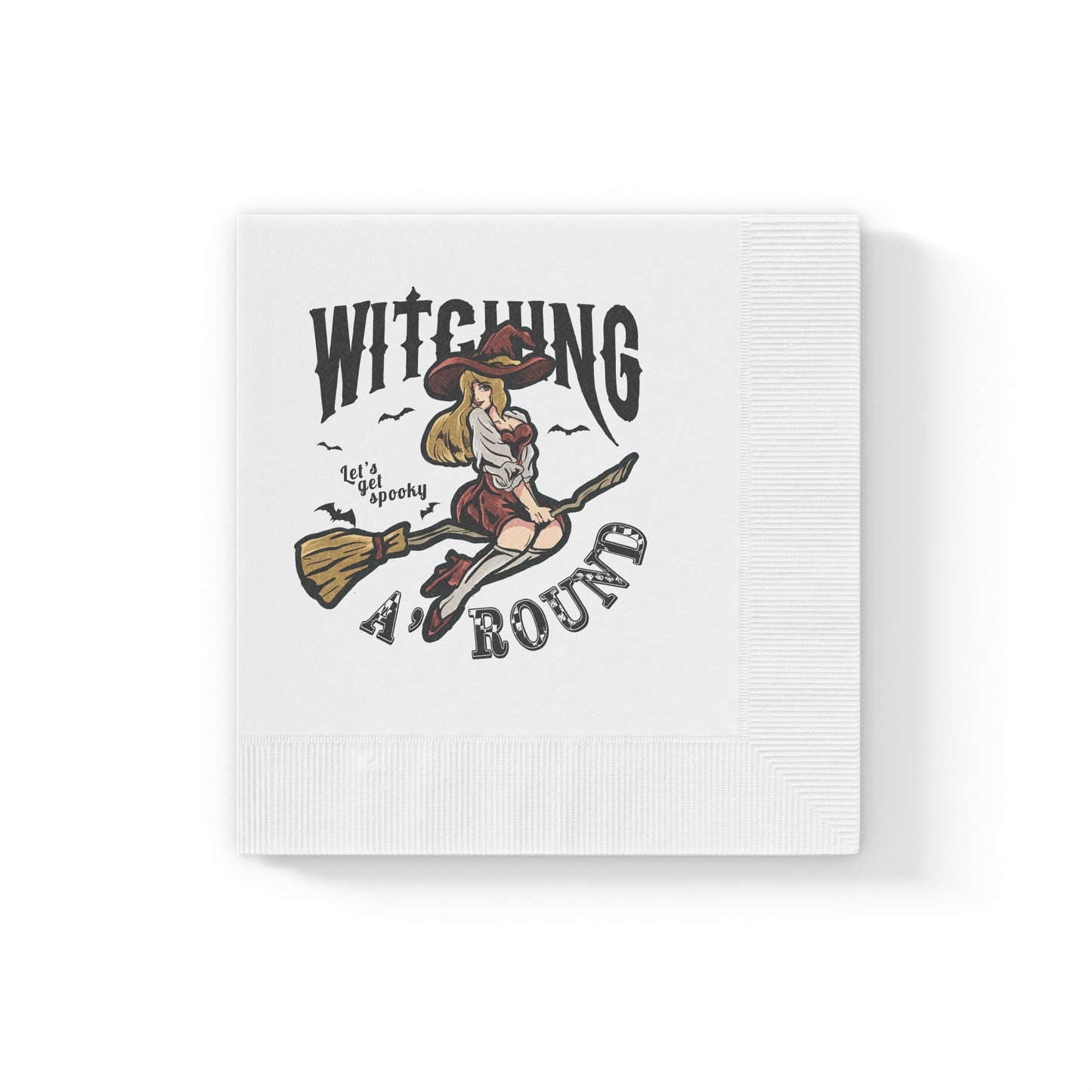 Witching A'Round Halloween Coined Napkins (50pc, 100pc)