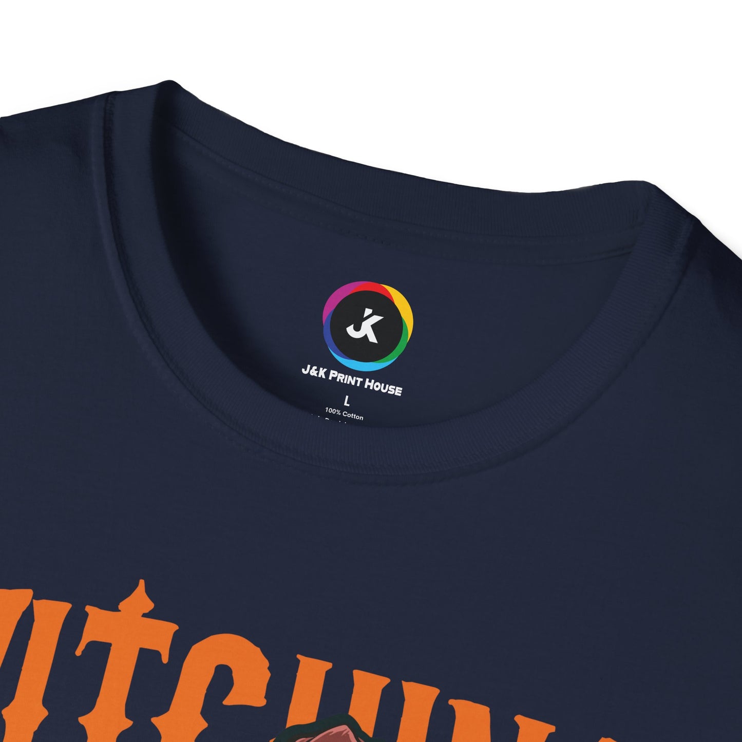 Witching Around Halloween Gildan Softstyle T-shirt | Witch Graphic Tee