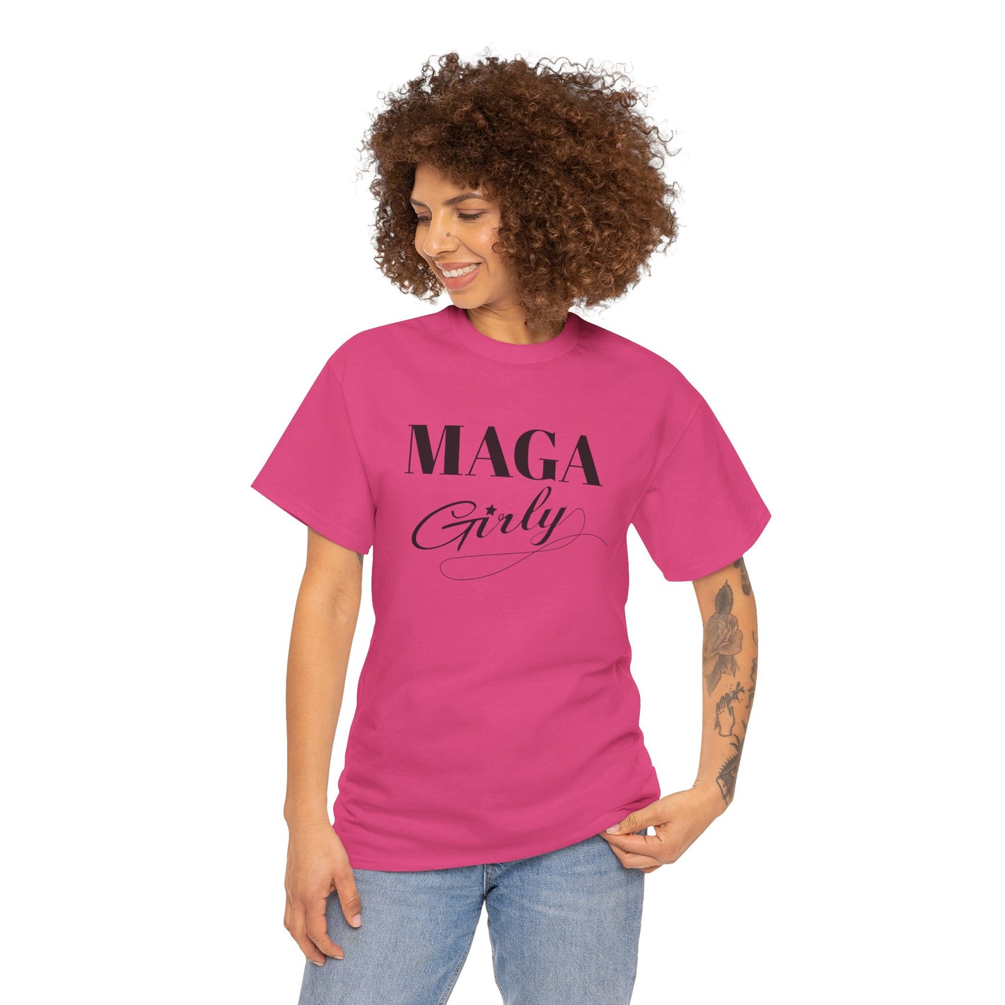 MAGA Girly Pro Trump Gildan T-shirt | Make America Great Again