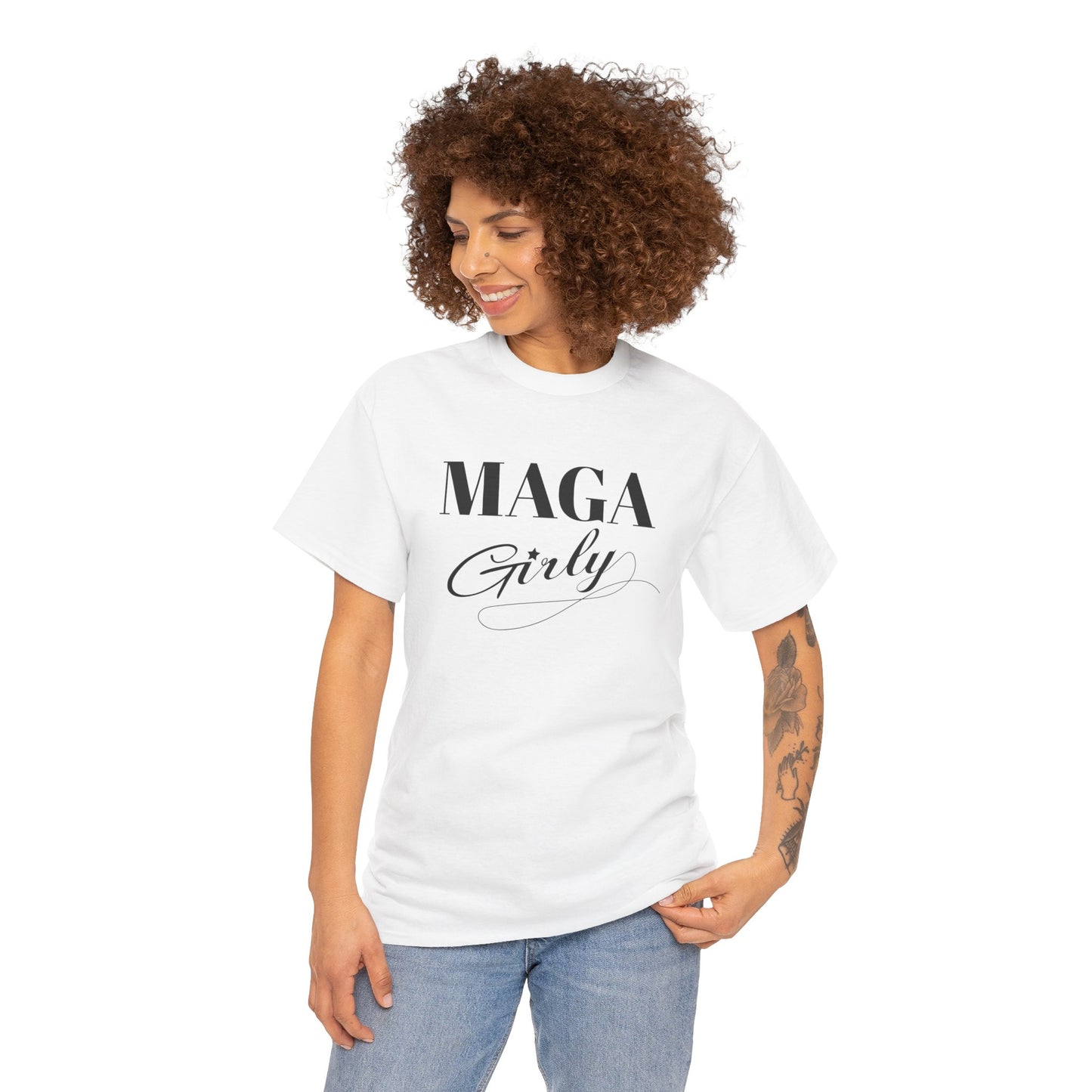MAGA Girly Pro Trump Gildan T-shirt | Make America Great Again