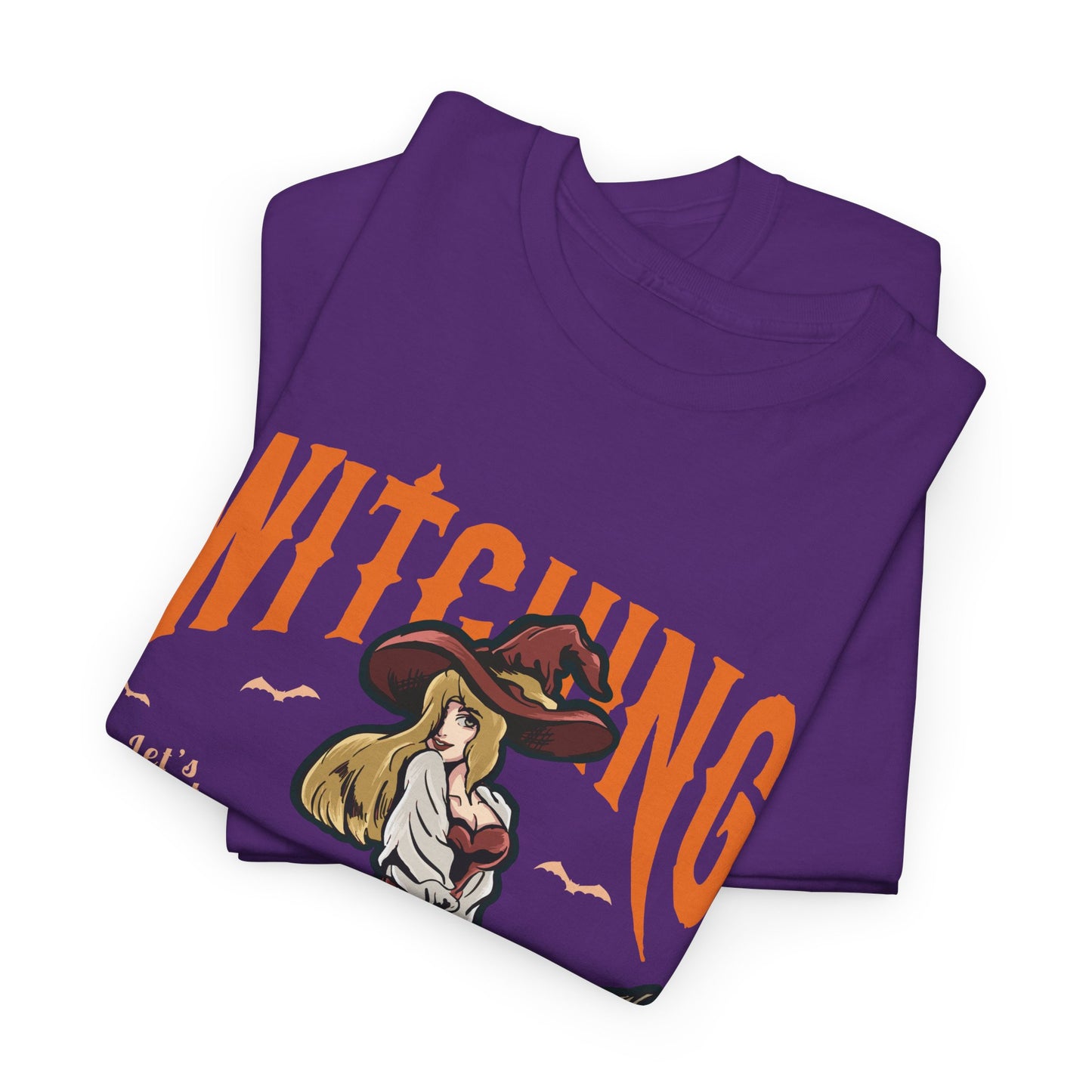Witching Around Halloween Gildan T-Shirt | Witch Graphic Tee