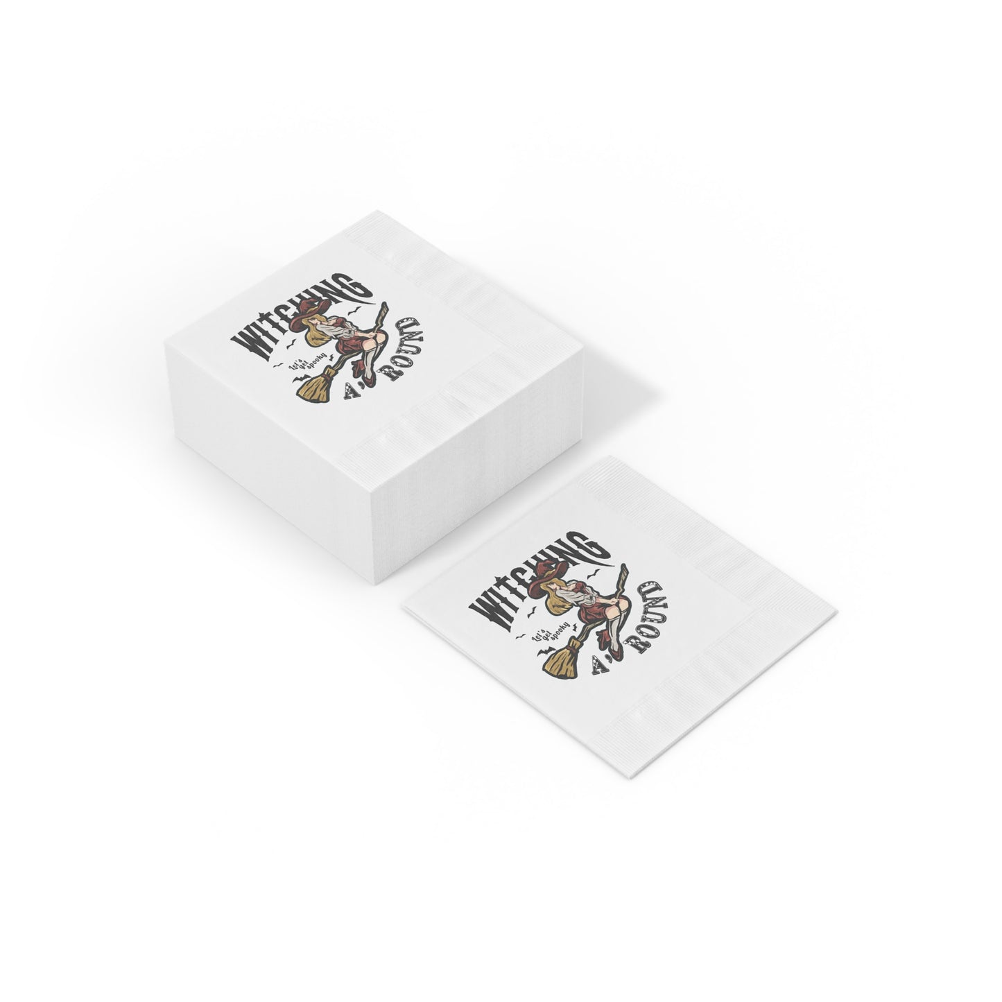 Witching A'Round Halloween Coined Napkins (50pc, 100pc)