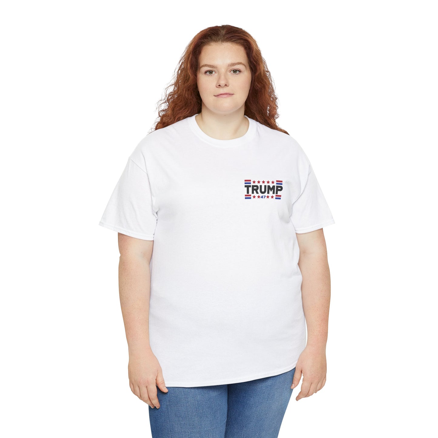 Trump 47 "You Missed B*tches" Double Sided Light Gildan Shirt