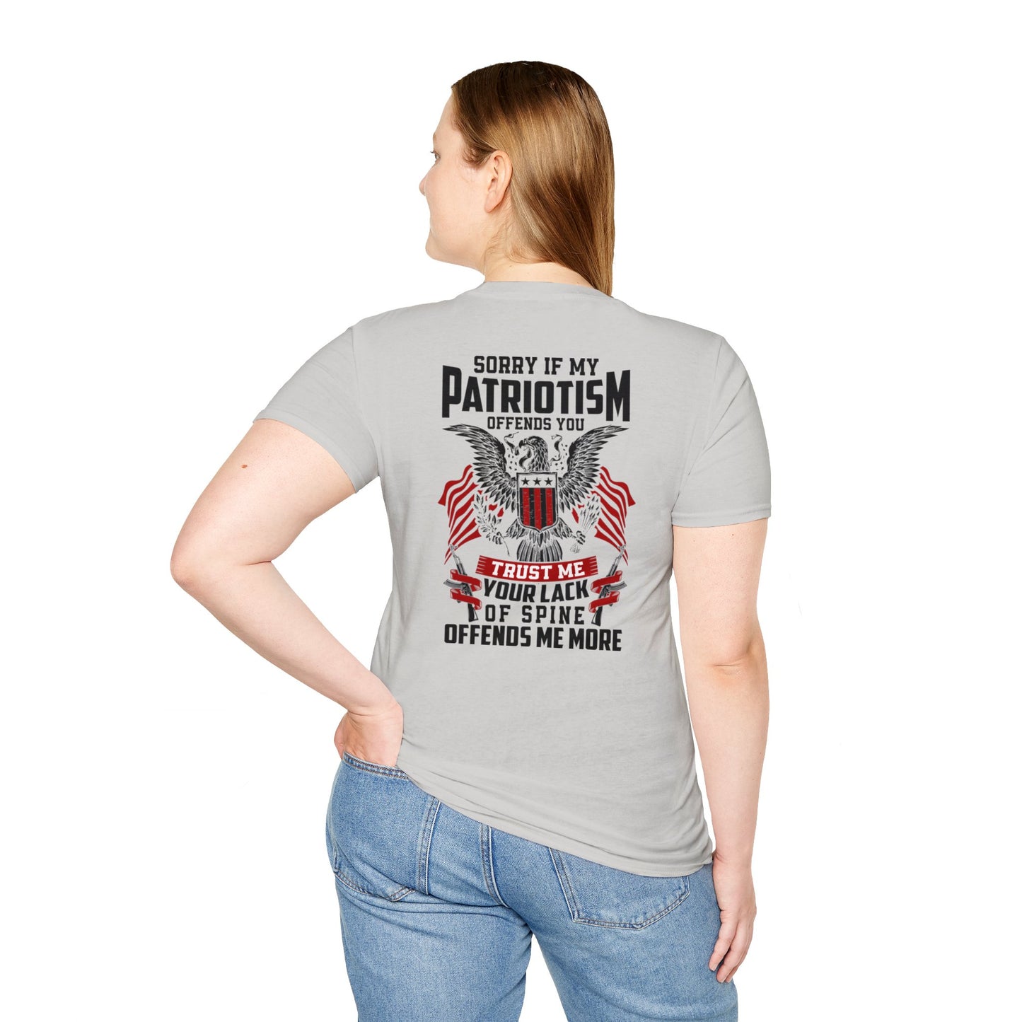 Sorry If My Patriotism Offends You - Premium Softstyle Light T-Shirt