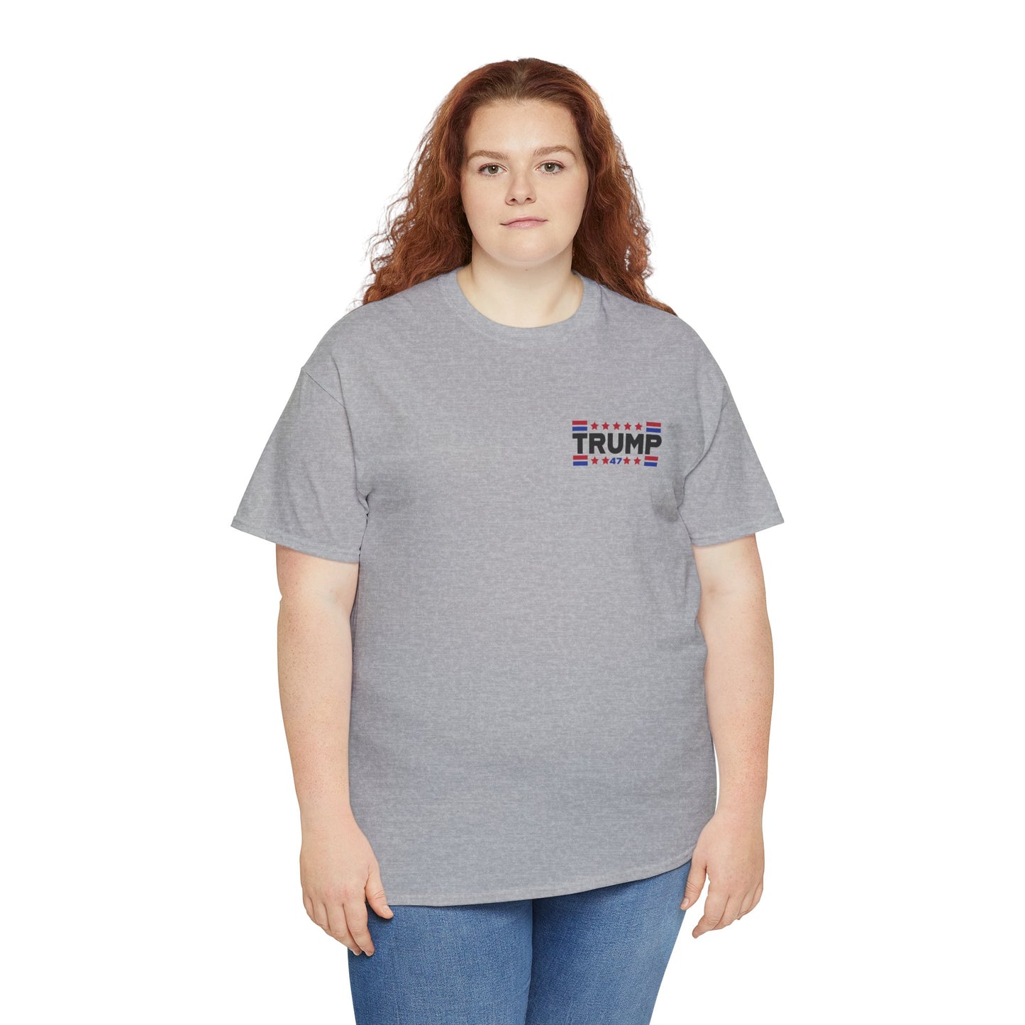Trump 47 "You Missed B*tches" Double Sided Light Gildan Shirt