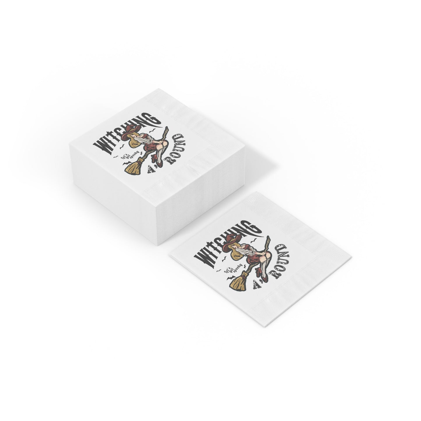Witching A'Round Halloween Coined Napkins (50pc, 100pc)
