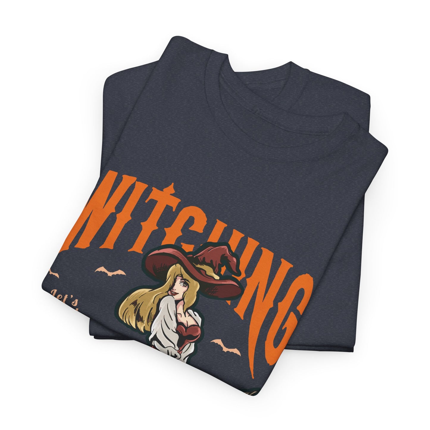 Witching Around Halloween Gildan T-Shirt | Witch Graphic Tee