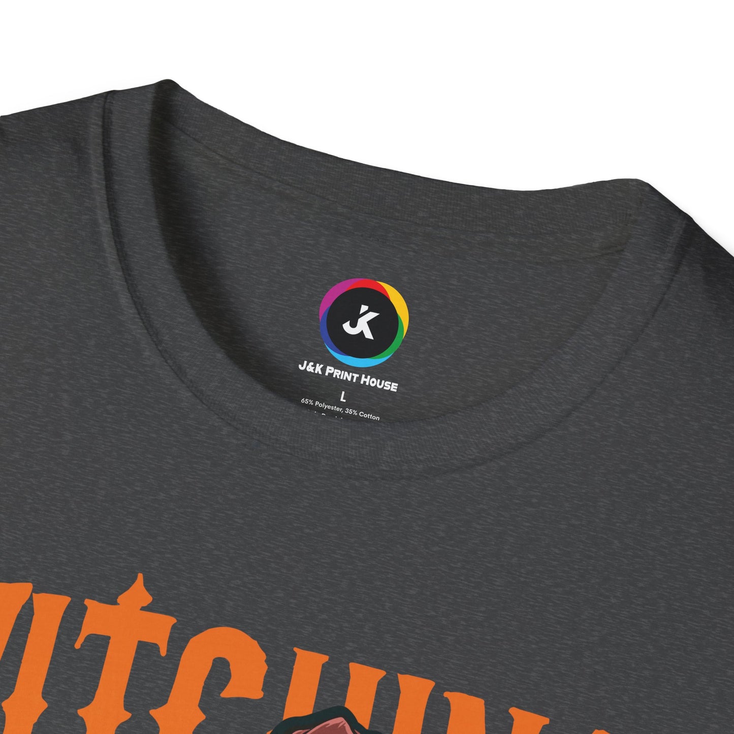Witching Around Halloween Gildan Softstyle T-shirt | Witch Graphic Tee