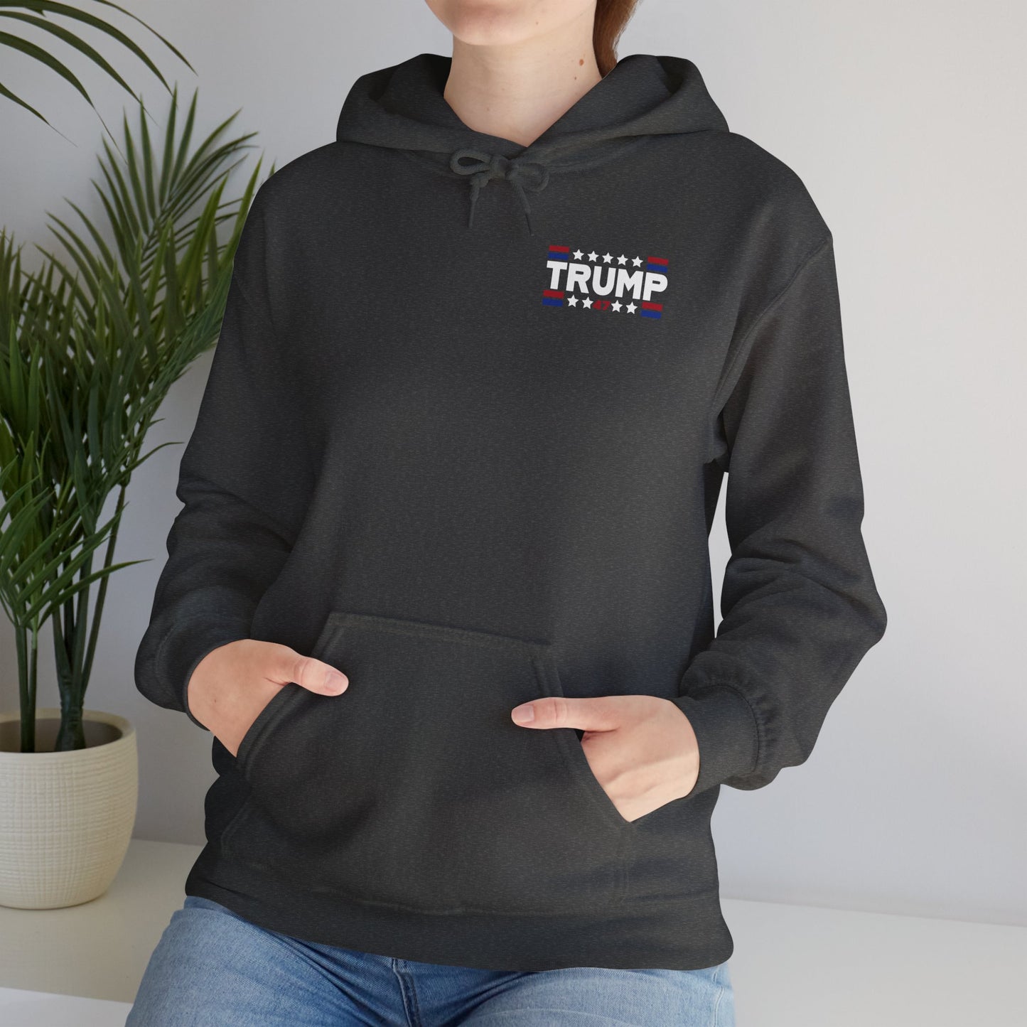 Trump 47 "You Missed B*tches" Double-Sided Gildan Hoodie