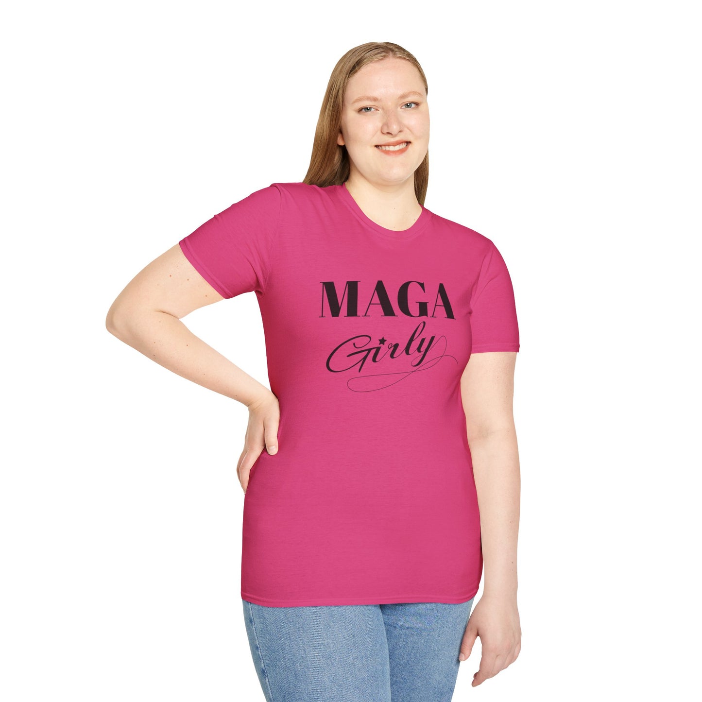 MAGA Girly Pro Trump Gildan Softstyle Shirt