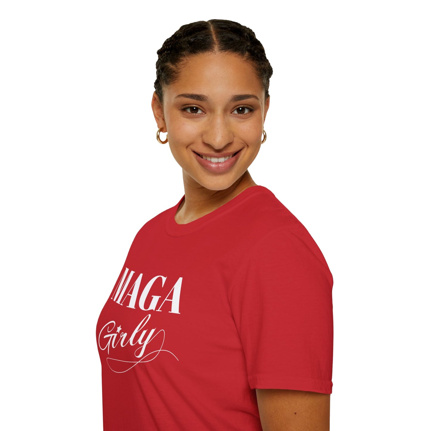 MAGA Girly Pro Trump Gildan Softstyle Shirt