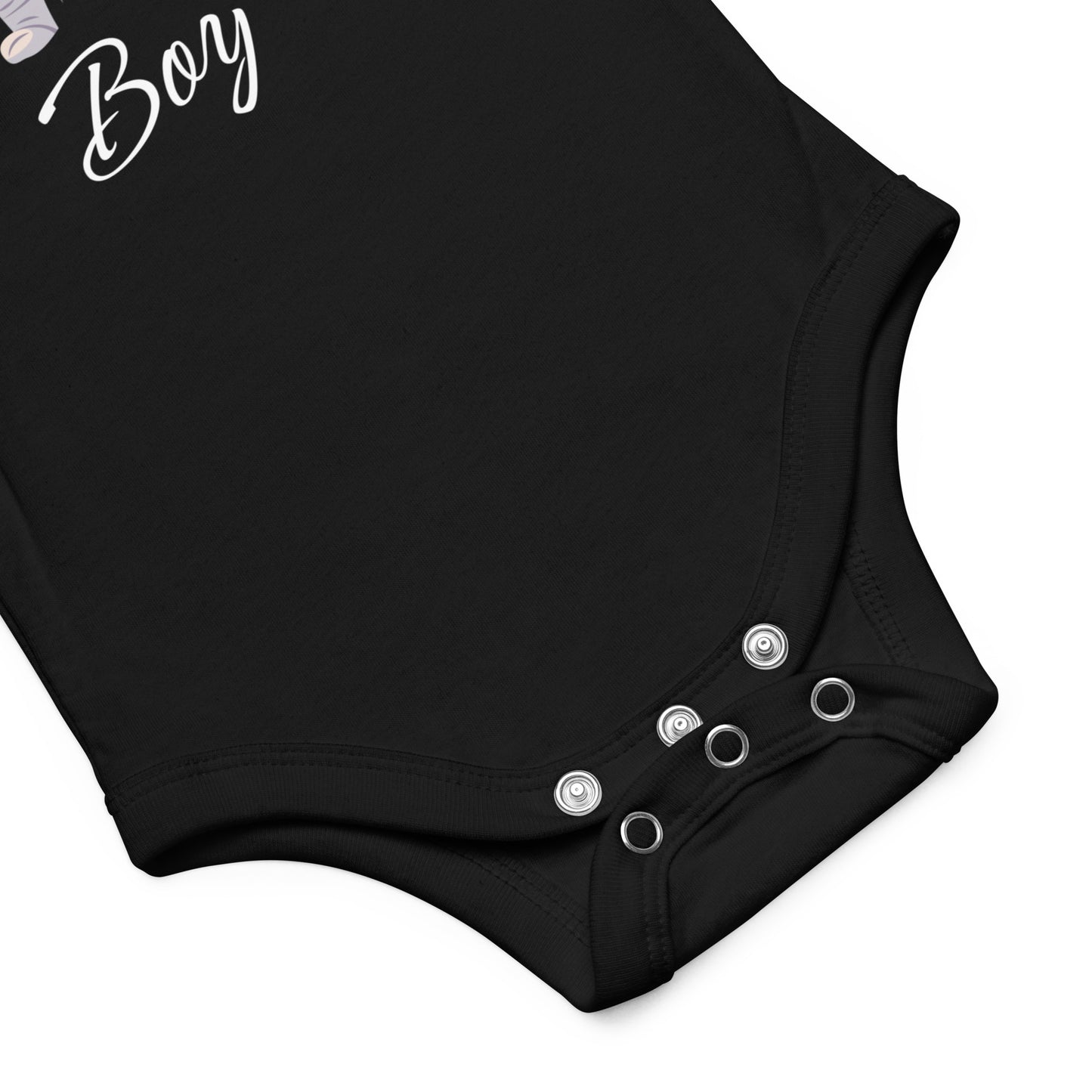 Mummy's Boy Black Halloween Baby Bodysuit