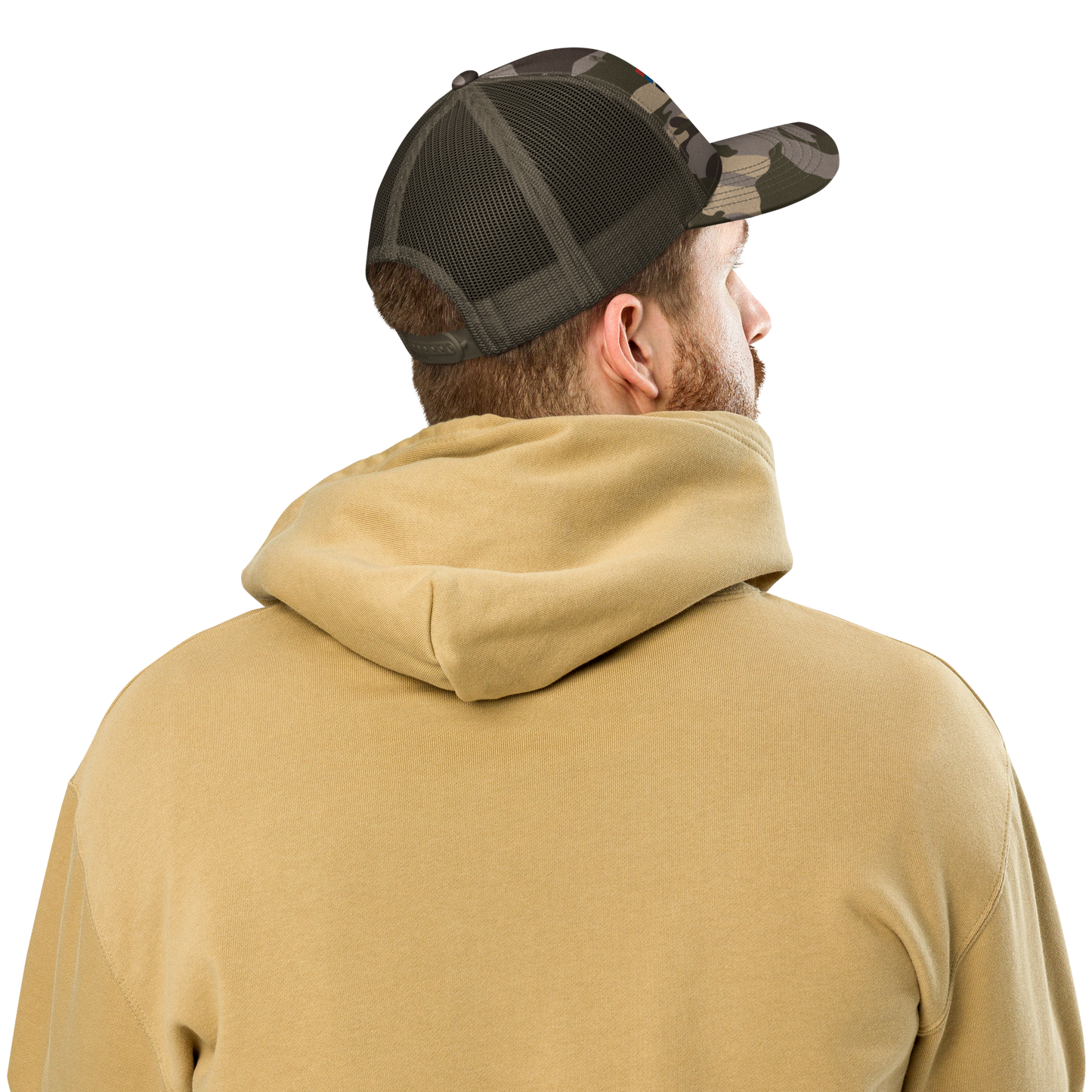 Trump 47 Camo Trucker Hat | Otto Olive Camouflage Snapback