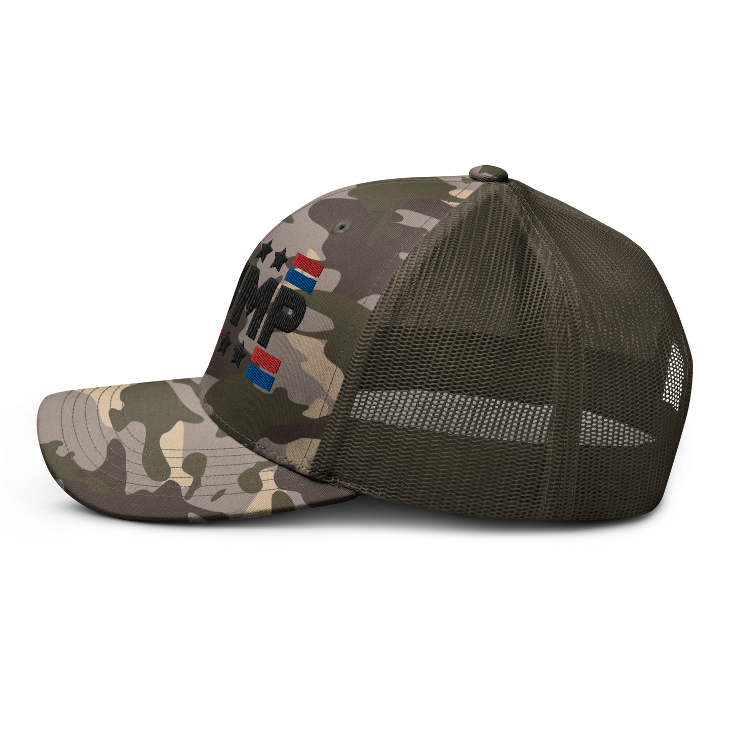 Trump 47 Camo Trucker Hat | Otto Olive Camouflage Snapback