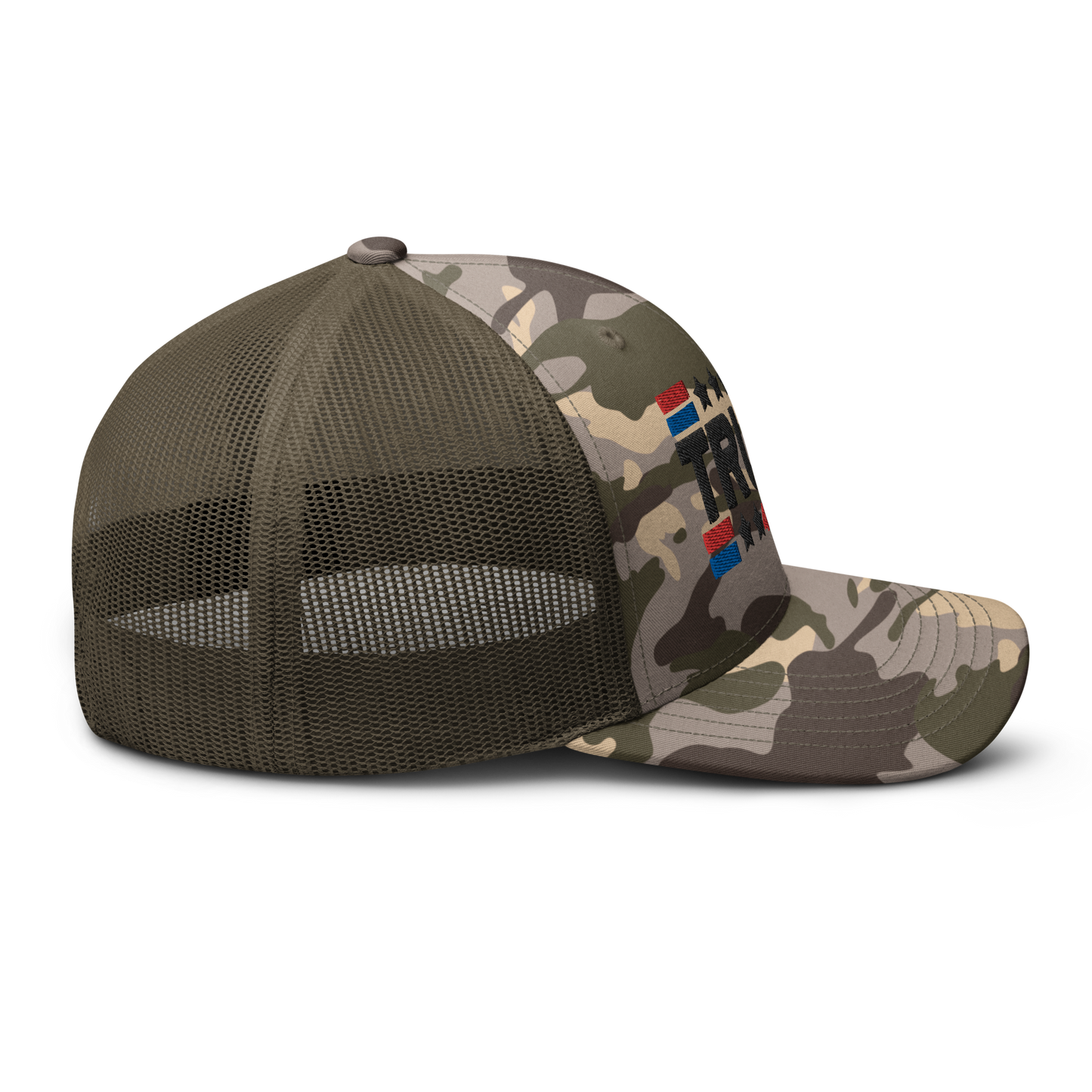 Trump 47 Camo Trucker Hat | Otto Olive Camouflage Snapback