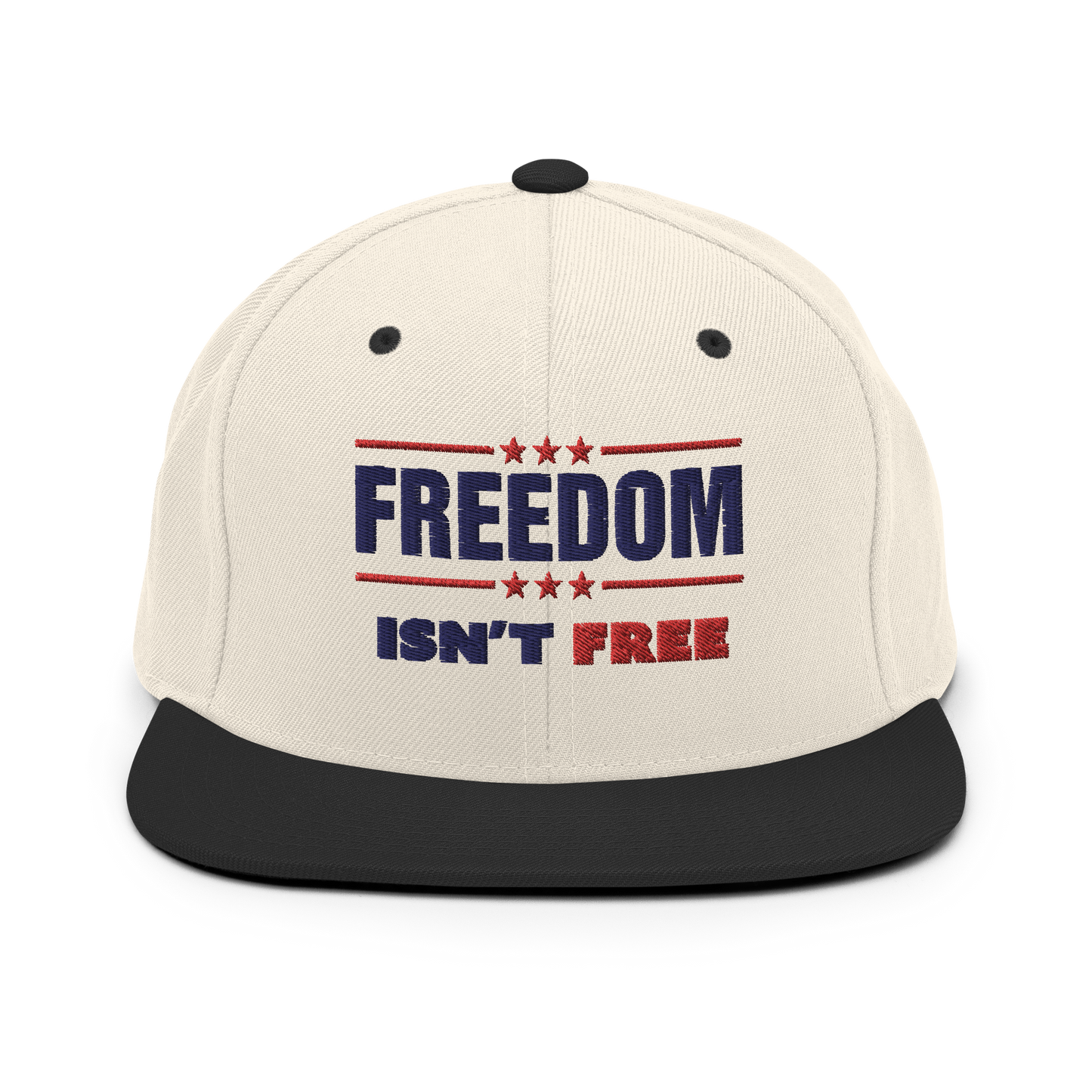 Freedom Isn't Free - Thank A Veteran Snapback Hat