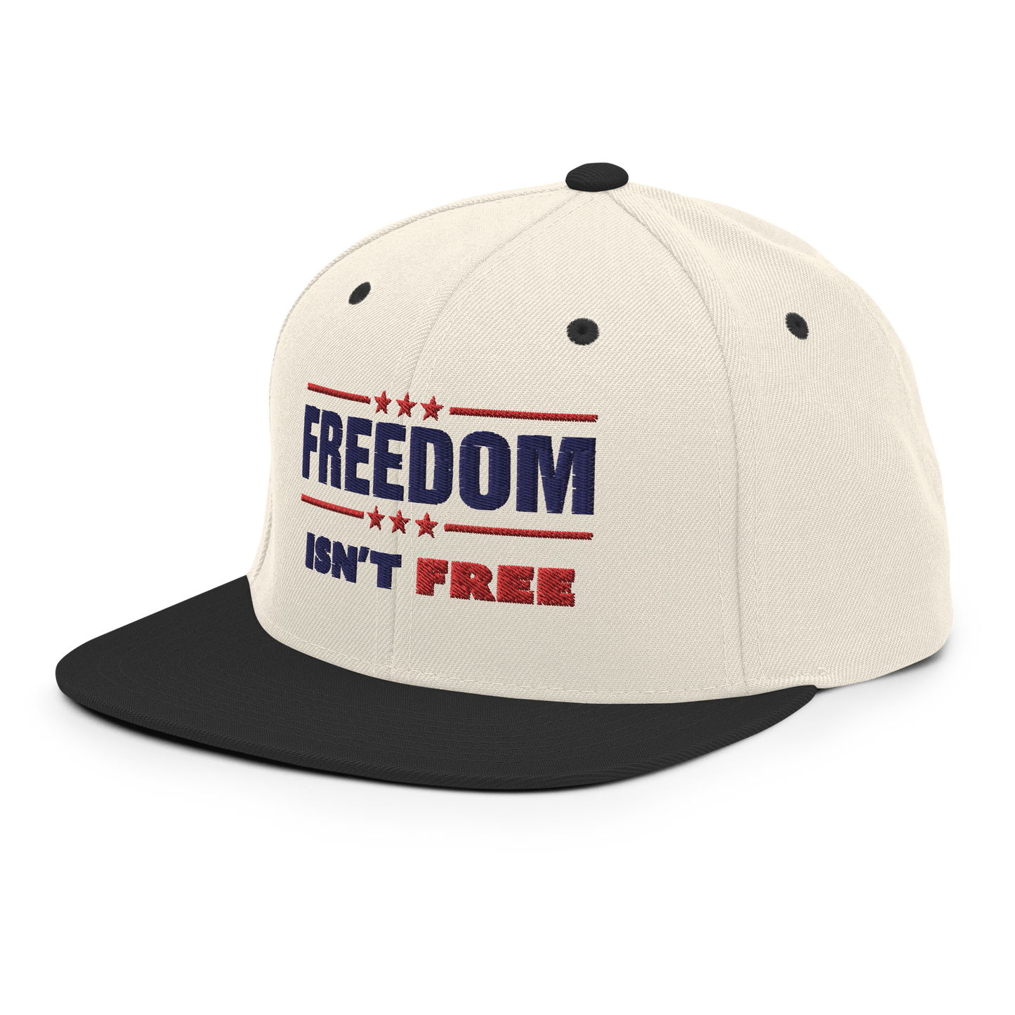 Freedom Isn't Free - Thank A Veteran Snapback Hat