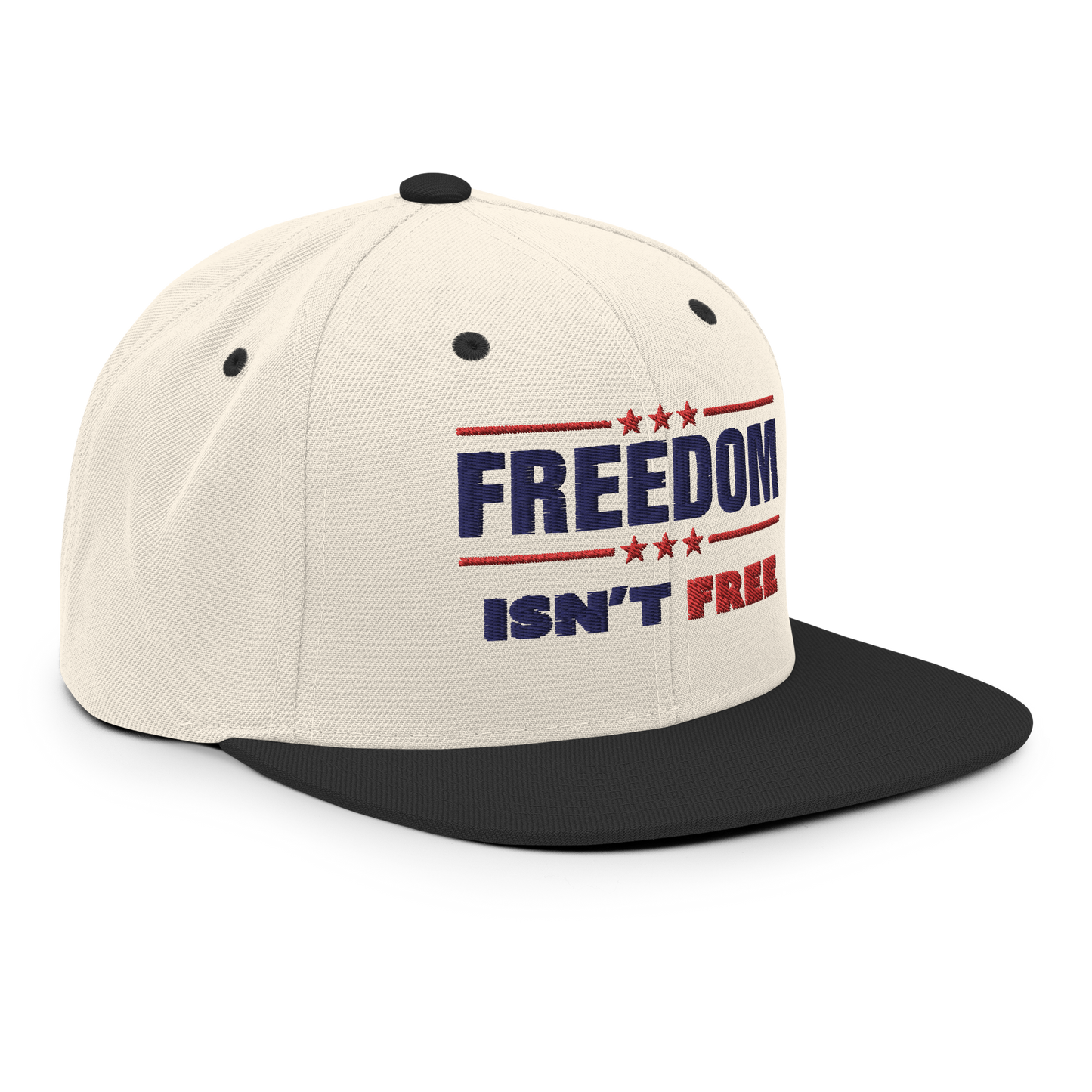 Freedom Isn't Free - Thank A Veteran Snapback Hat