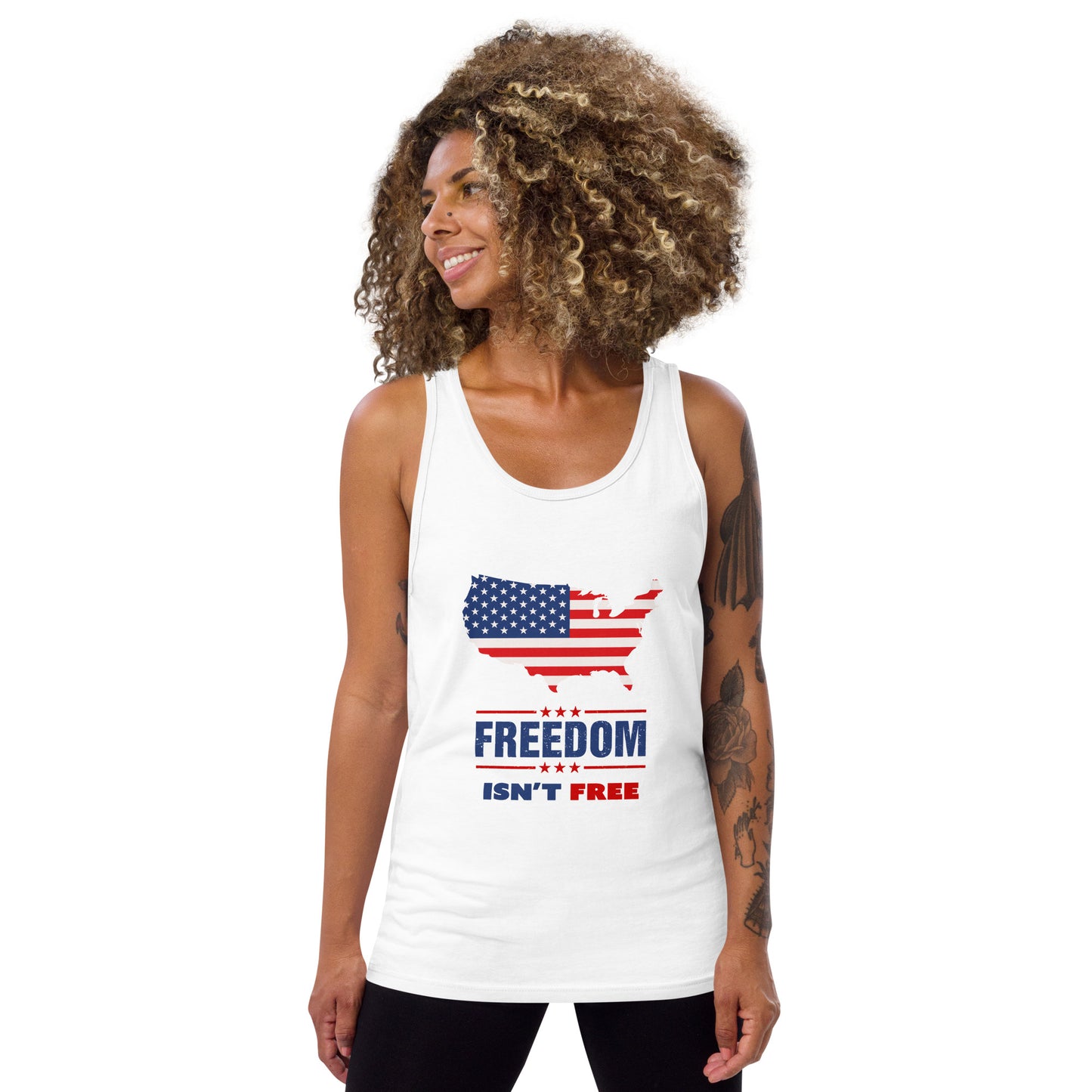 Freedom Isn't Free Bella+Canvas White Unisex Tank
