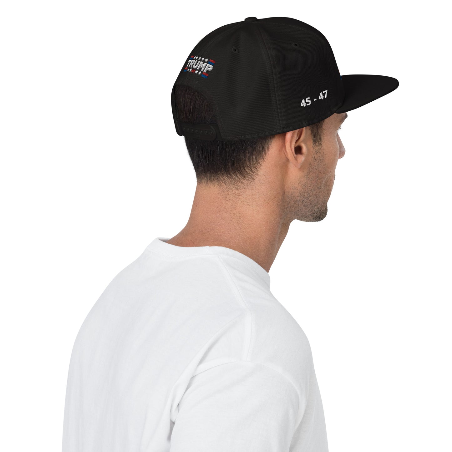 Trump 47 Dark Otto Snapback Hat | Pro Trump 2024 Cap