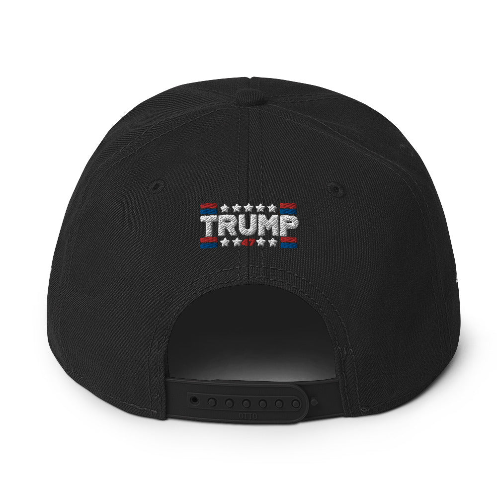 Trump 47 Dark Otto Snapback Hat | Pro Trump 2024 Cap
