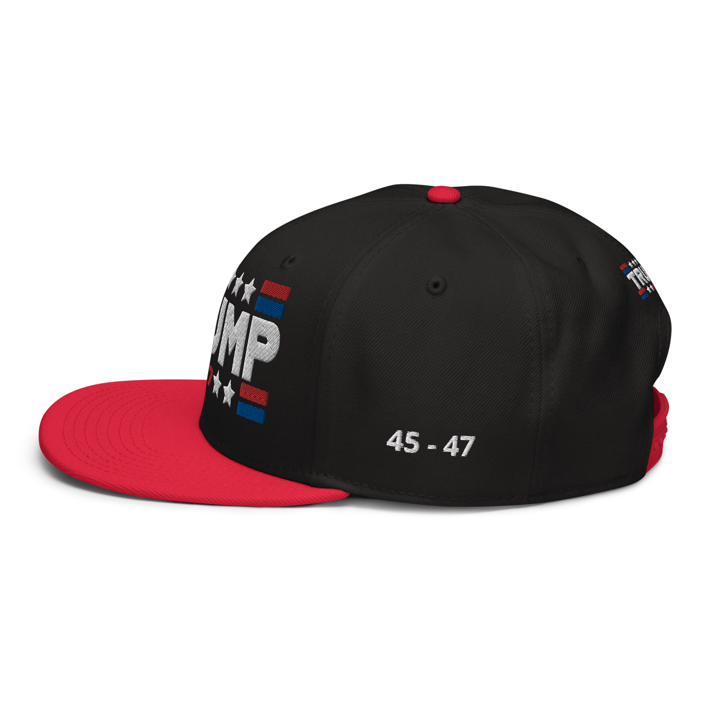 Trump 47 Dark Otto Snapback Hat | Pro Trump 2024 Cap
