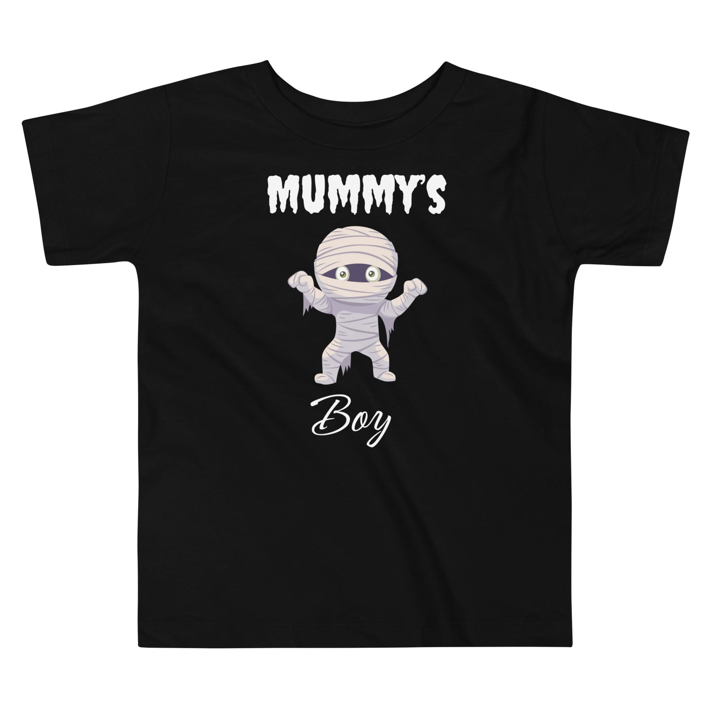Mummy's Boy Toddler Dark T-Shirt – Bella+Canvas Halloween Tee