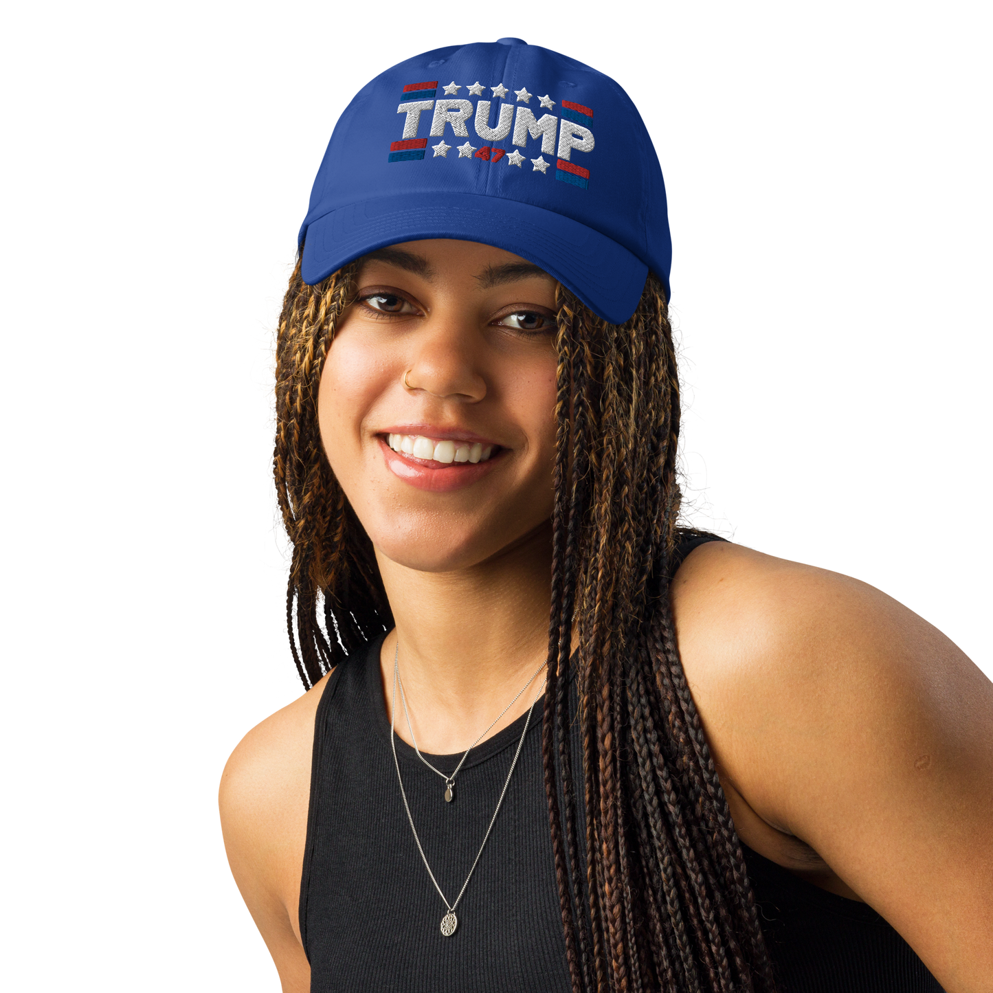 Trump 47 Dark Under Armour Dad Hat | Pro Trump Cap for 2024 Election