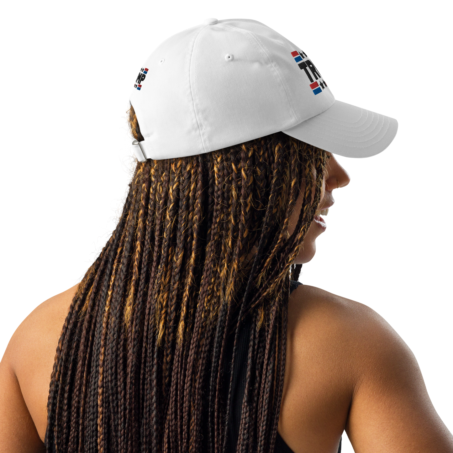 Trump 47 White Under Armour Dad Hat | Pro Trump Cap for 2024 Election